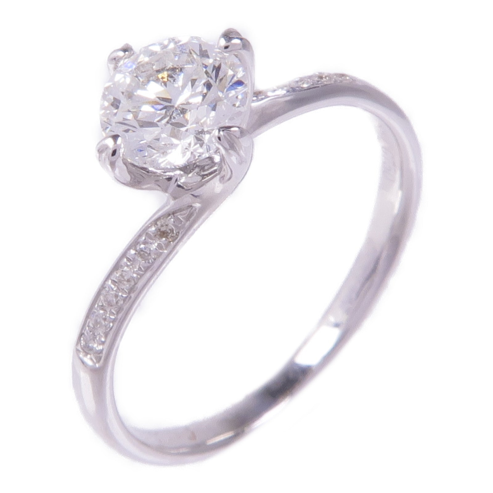 JEWELRY 18K白金Diamond Ring鑽石戒指US#4.25