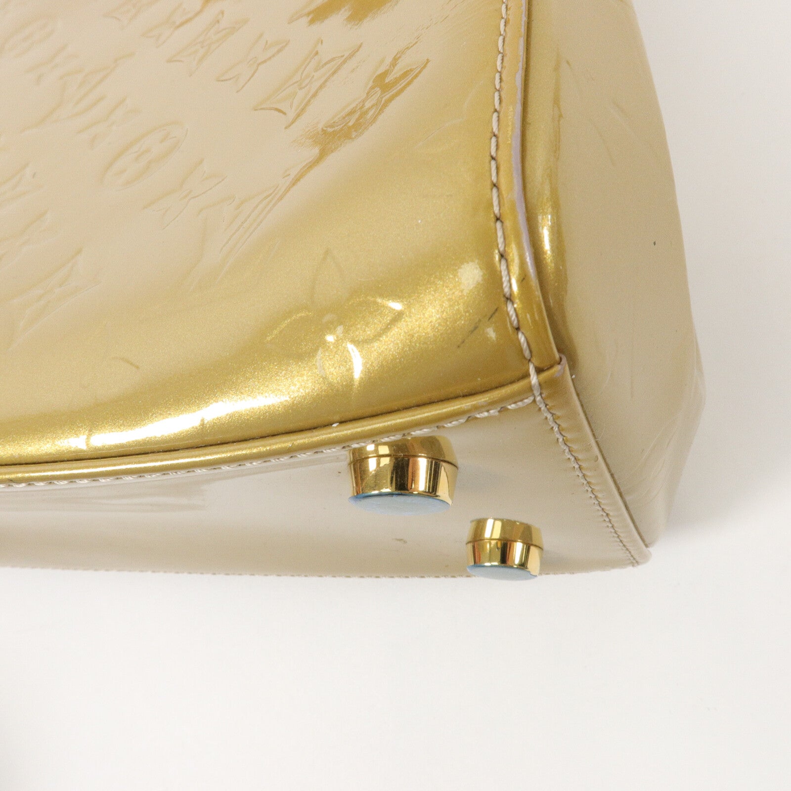 LOUIS VUITTON Monogram Vernis Brea MM手挽肩背兩用袋