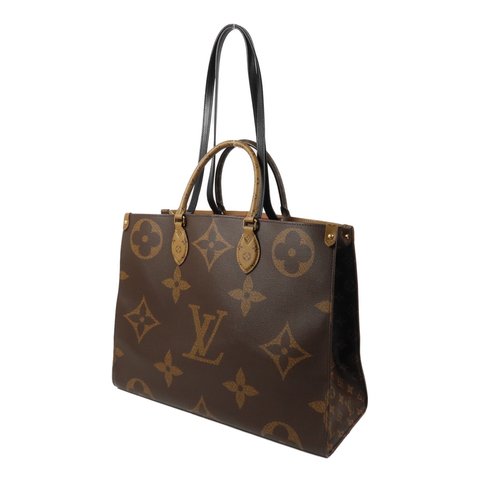 LOUIS VUITTON Monogram Giant On The Go MM手挽肩背兩用袋