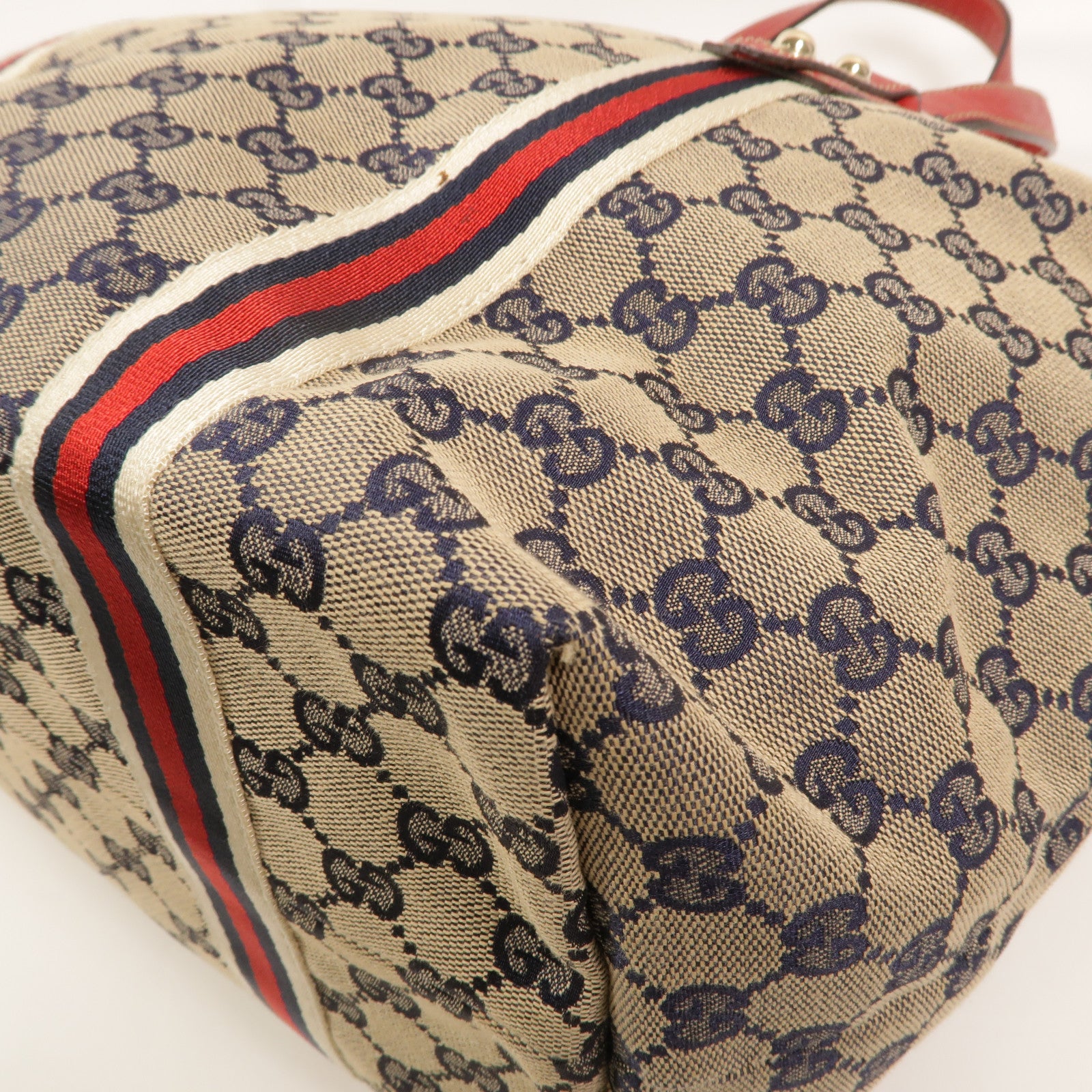 GUCCI 帆布Sherry Line肩背袋