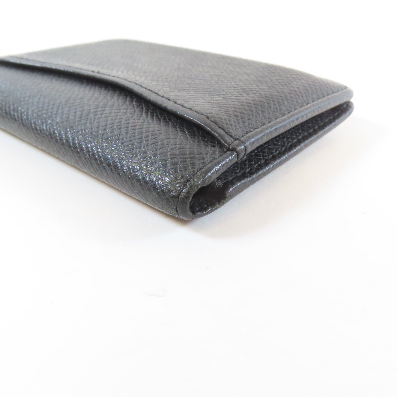 LOUIS VUITTON 【激減優惠】Taiga Card Case卡片套黑色
