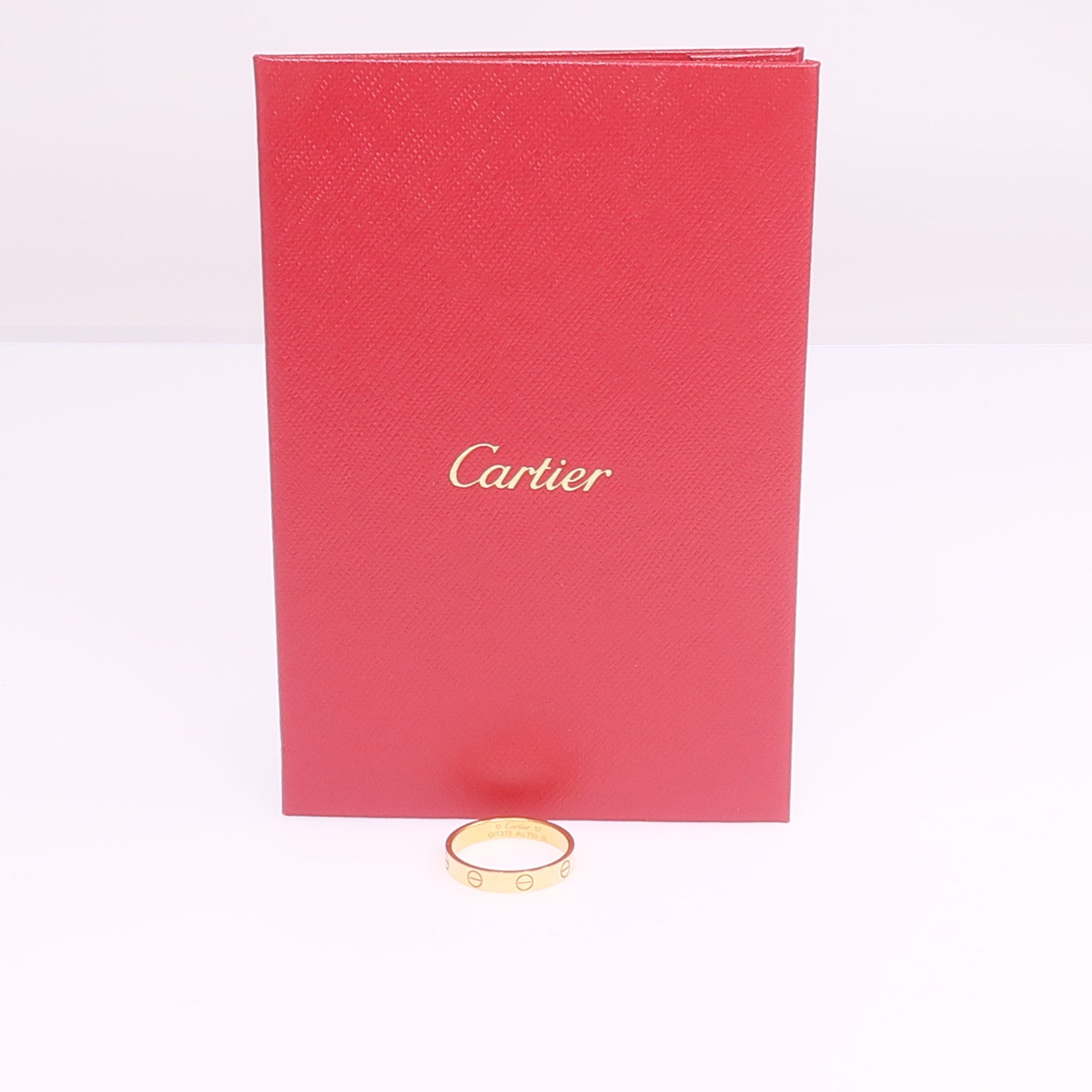 CARTIER 18K玫瑰金Mini Love Ring戒指Cartier#57/US#8