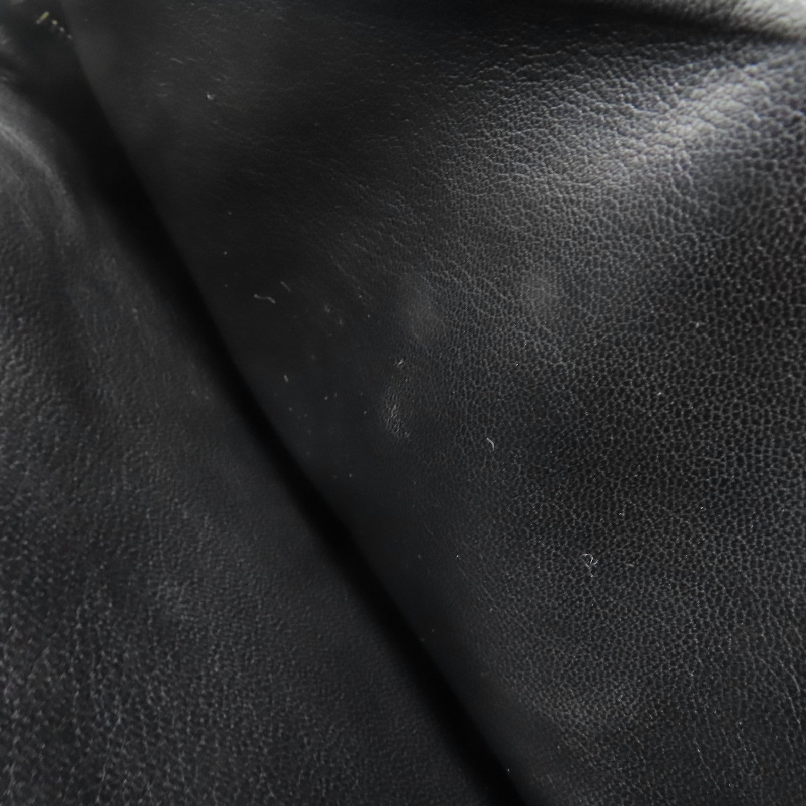 PRADA 皮革Shoulder Bag銀扣肩背袋深藍色