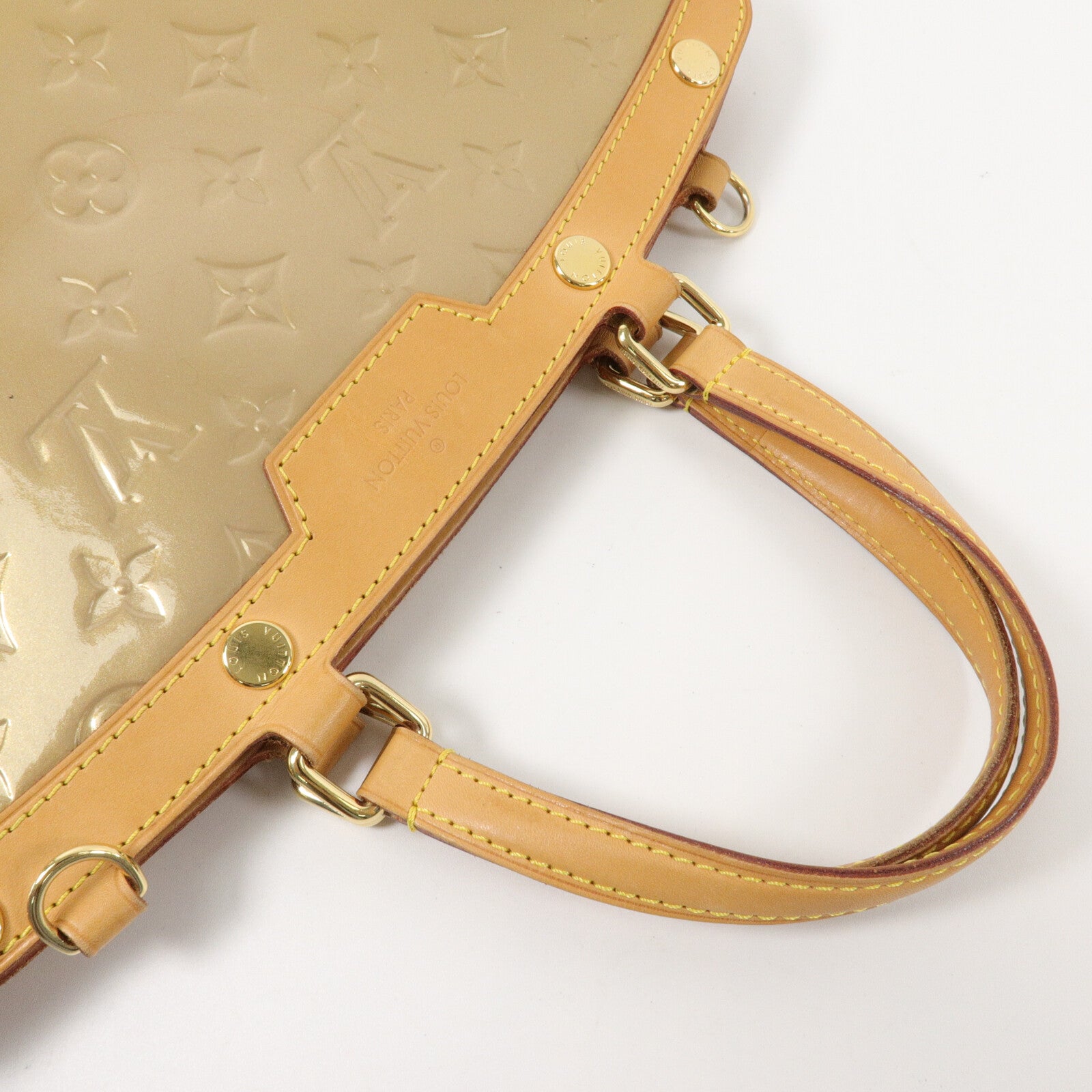 LOUIS VUITTON Monogram Vernis Brea MM手挽肩背兩用袋