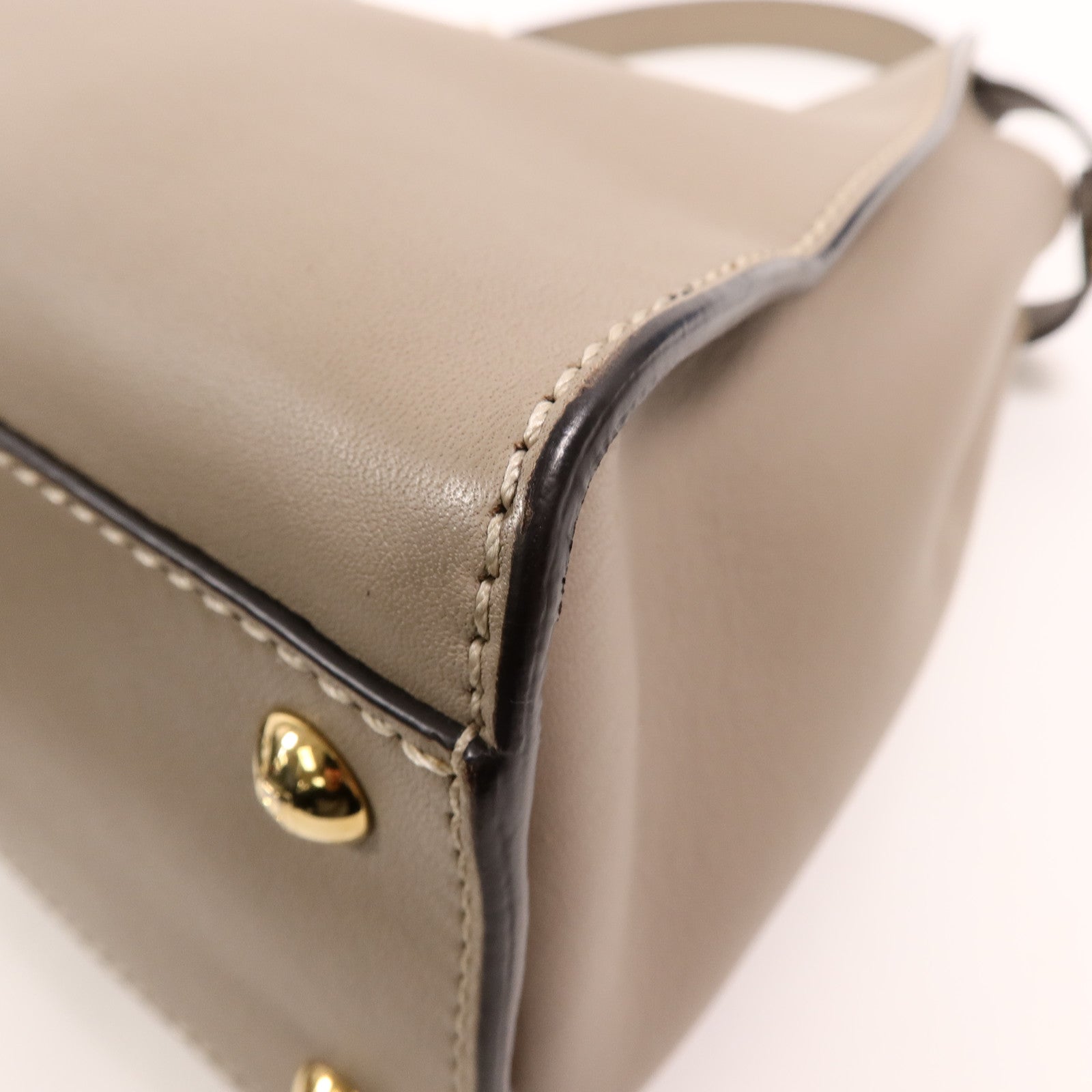 FENDI 牛皮皮革Peekaboo Medium手挽肩背兩用袋