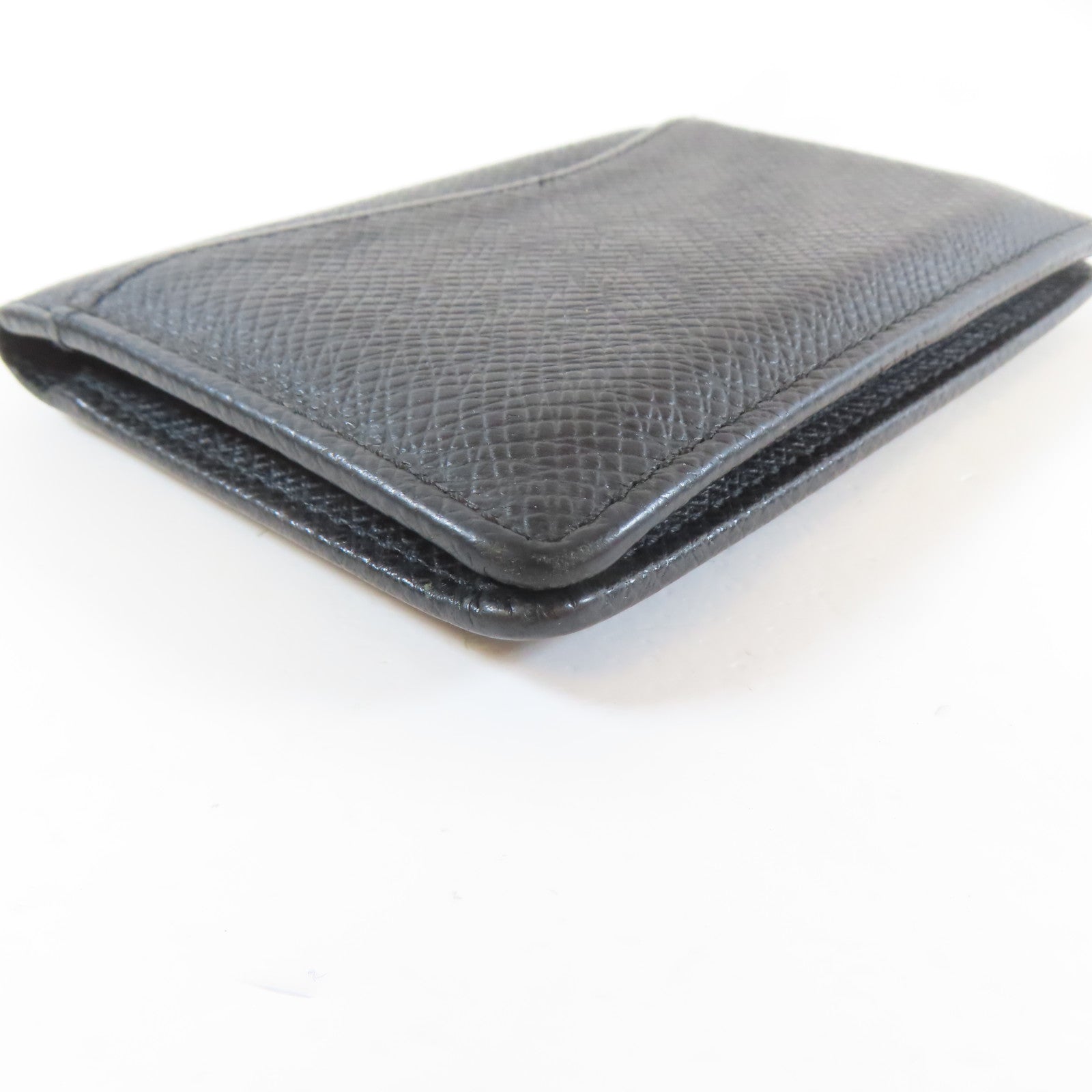 LOUIS VUITTON 【激減優惠】Taiga Card Case卡片套黑色