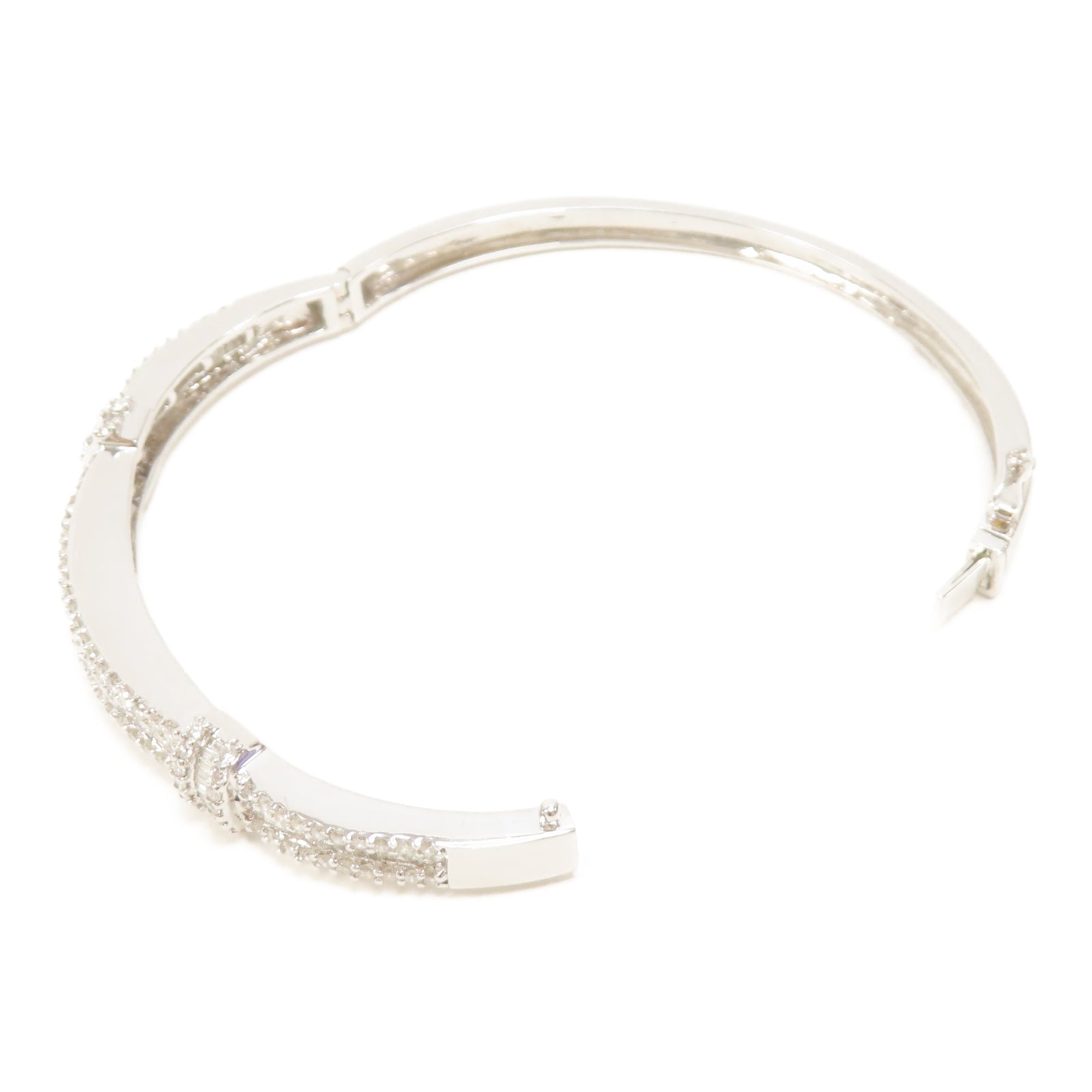 JEWELRY 18K白金Diamond Bangle鑽石手鐲
