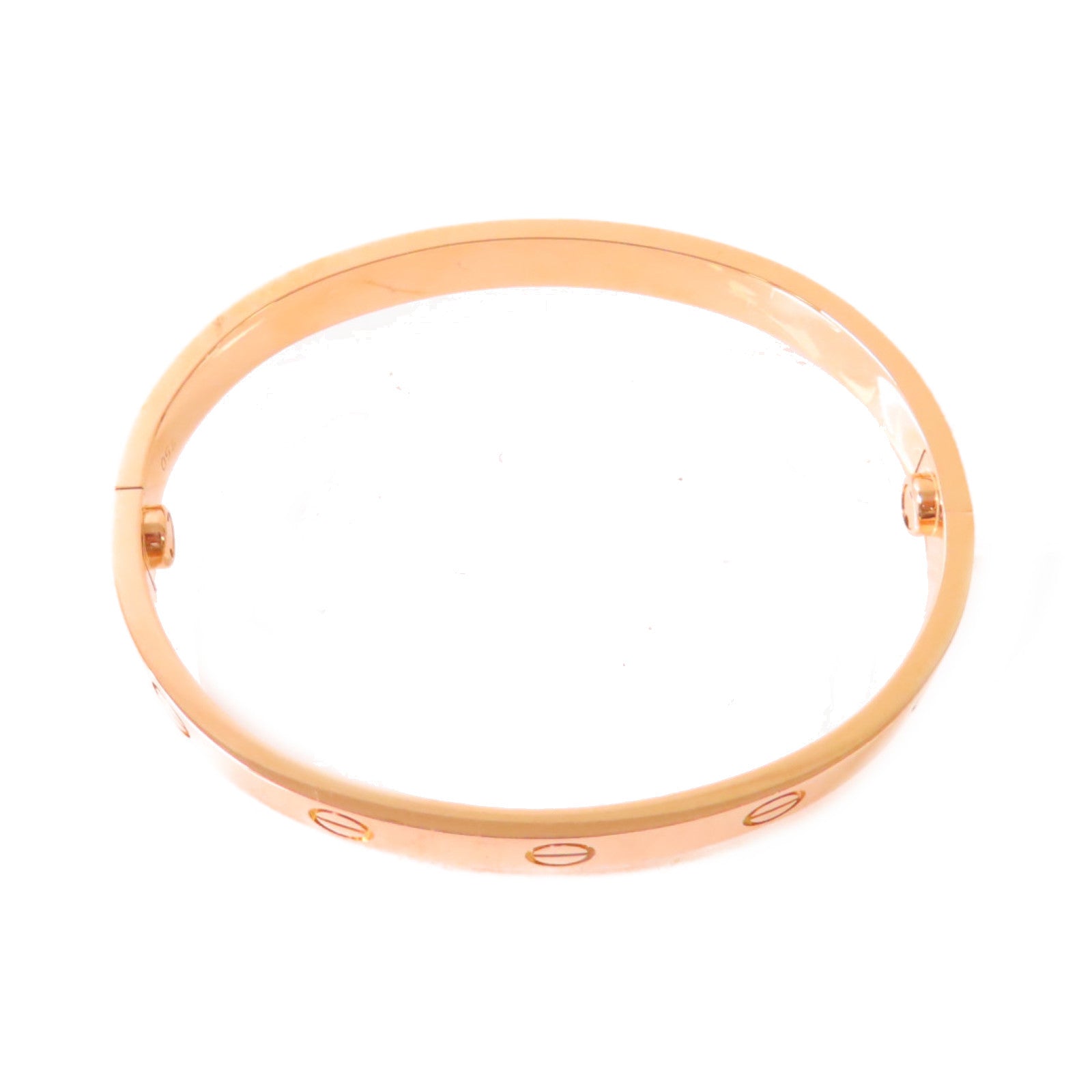 CARTIER 18K黃金Love Bracelet手鐲#16