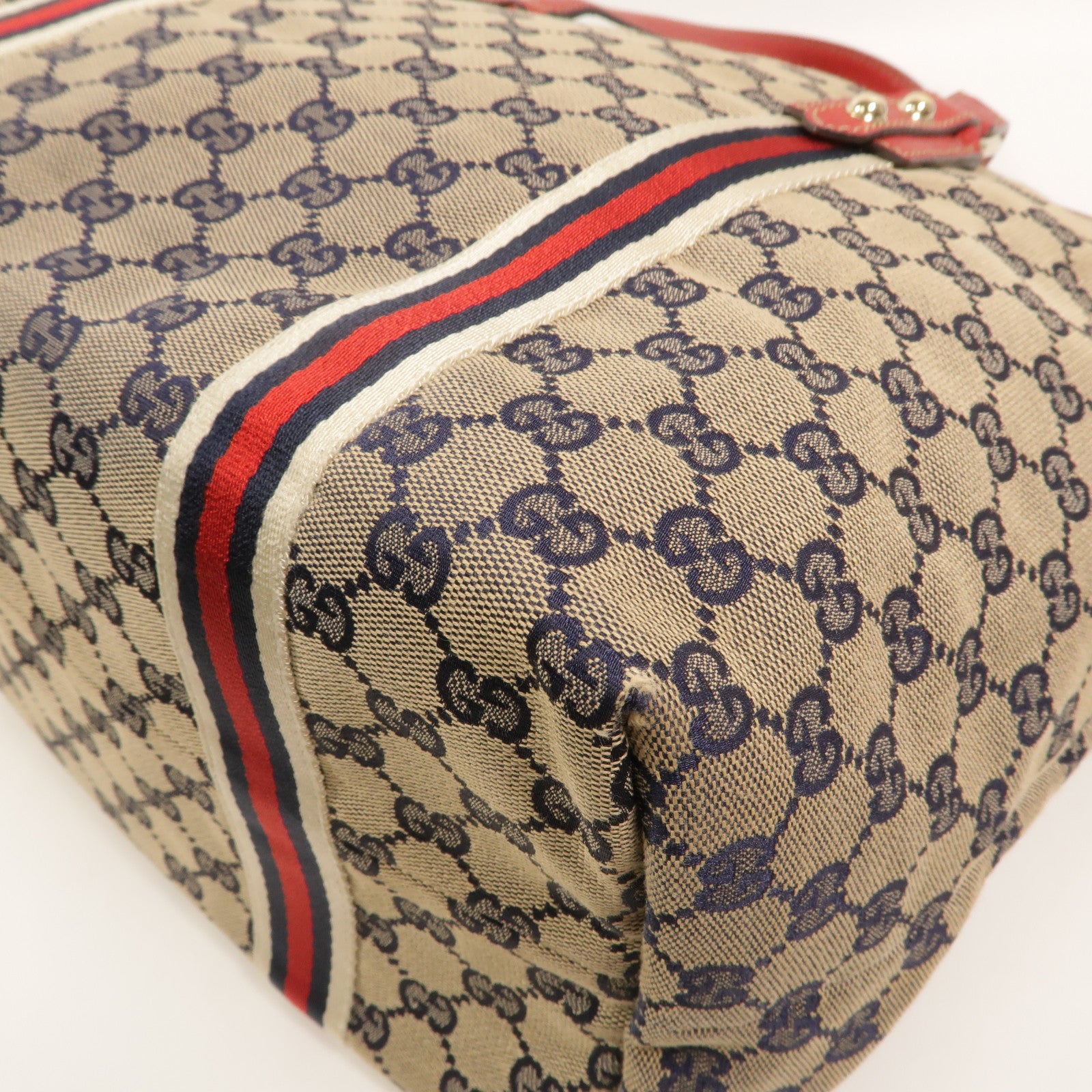 GUCCI 帆布Sherry Line肩背袋