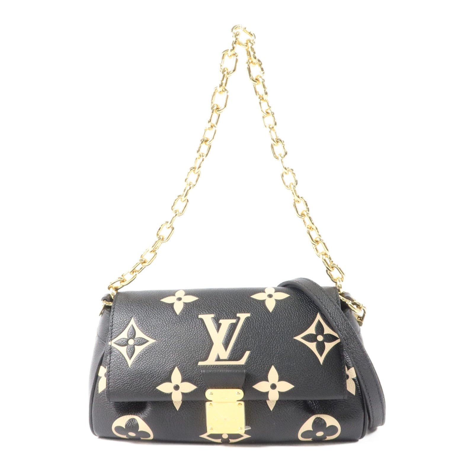LOUIS VUITTON Monogram Empreinte Favorite手挽肩背兩用袋