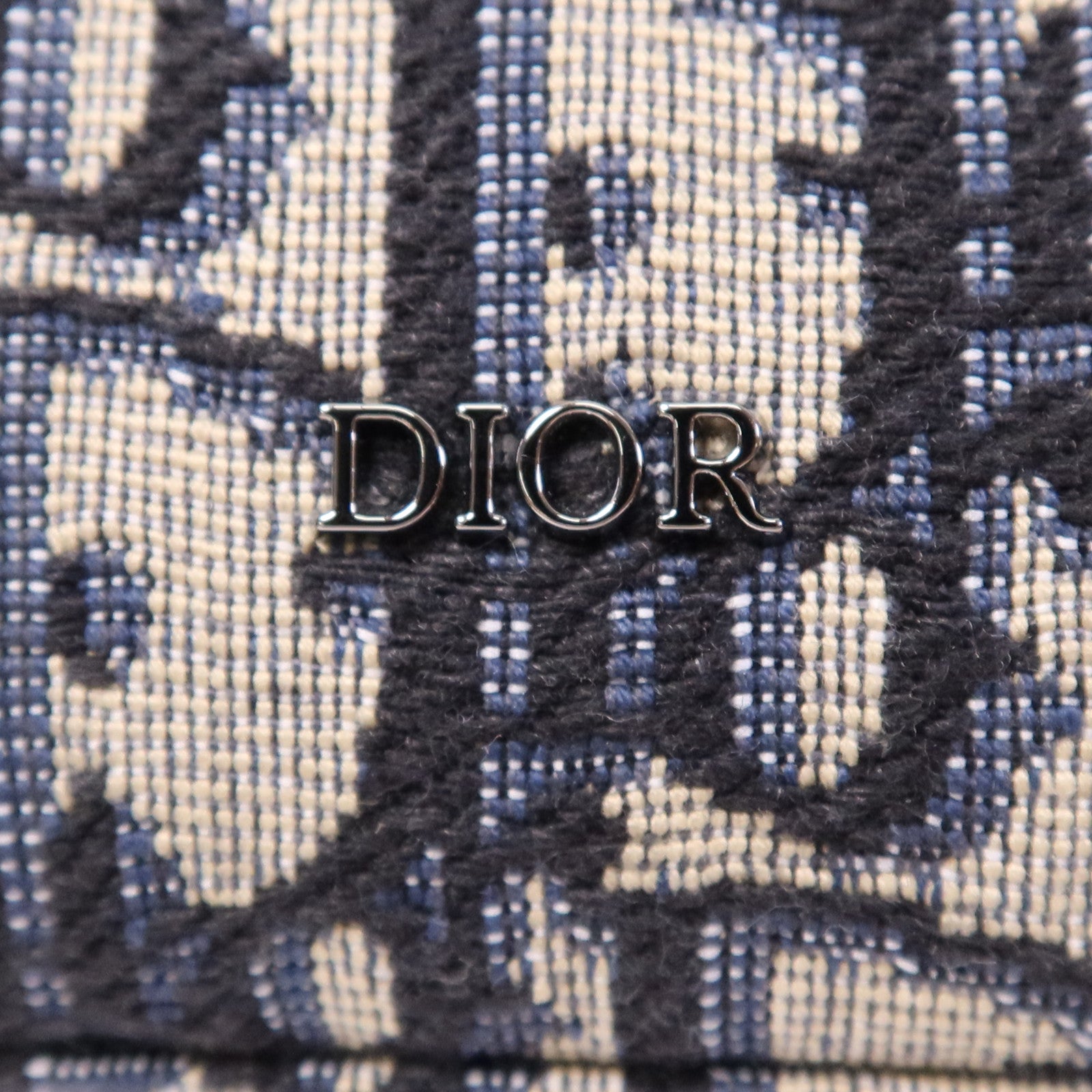Dior 【激減優惠】帆布/牛皮皮革Safari Shoulder銀扣肩背袋