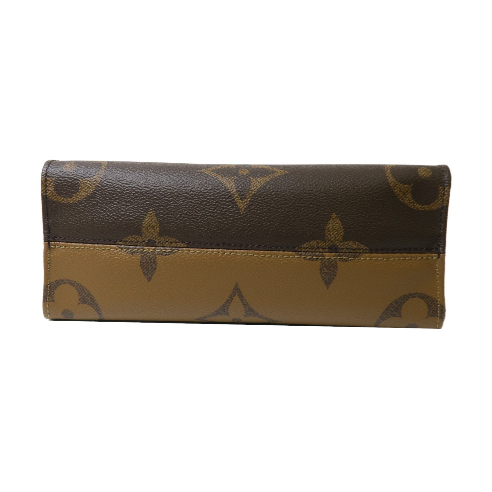 LOUIS VUITTON Monogram OnTheGo PM金扣肩背袋啡色
