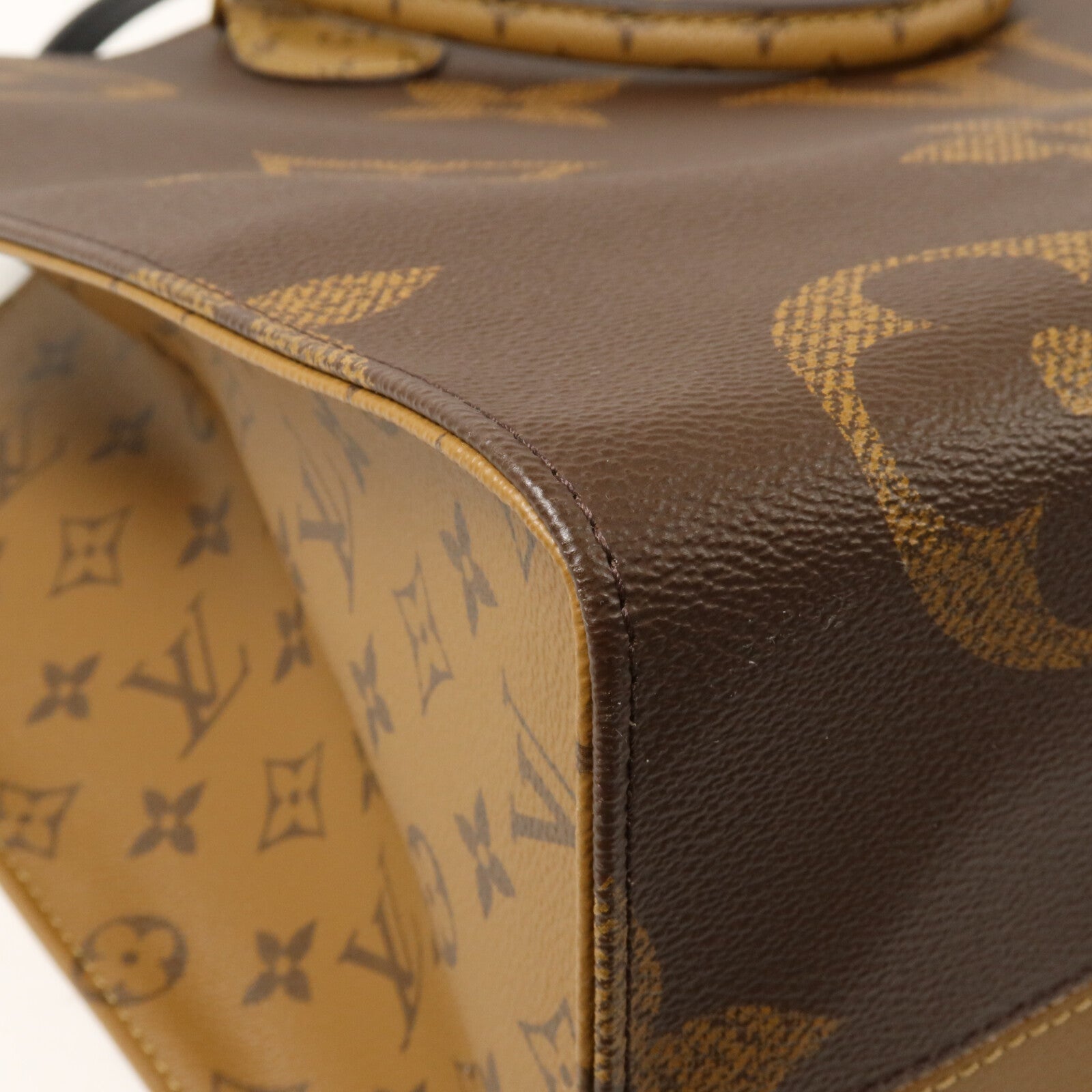 LOUIS VUITTON Monogram Giant On The Go MM手挽肩背兩用袋