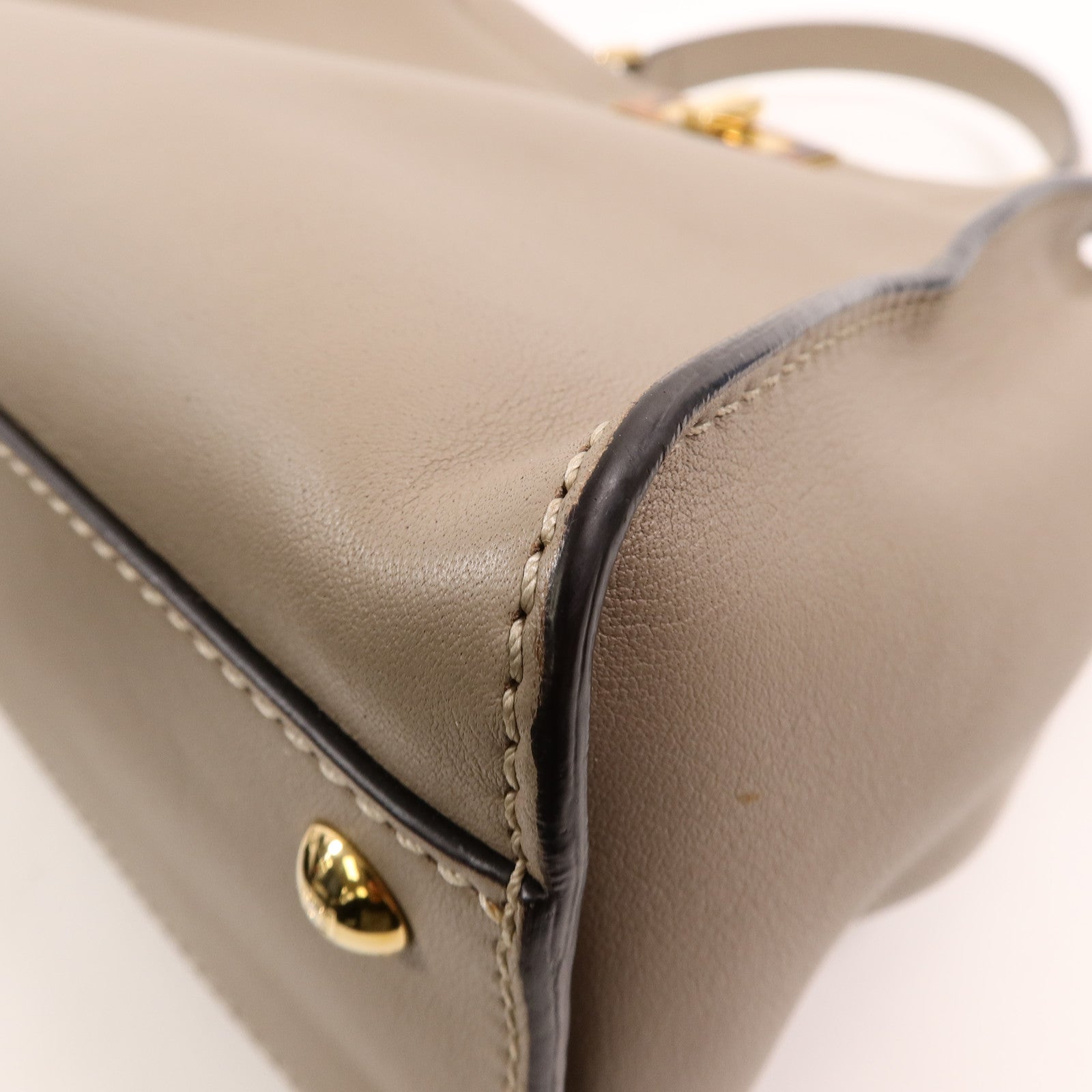 FENDI 牛皮皮革Peekaboo Medium手挽肩背兩用袋