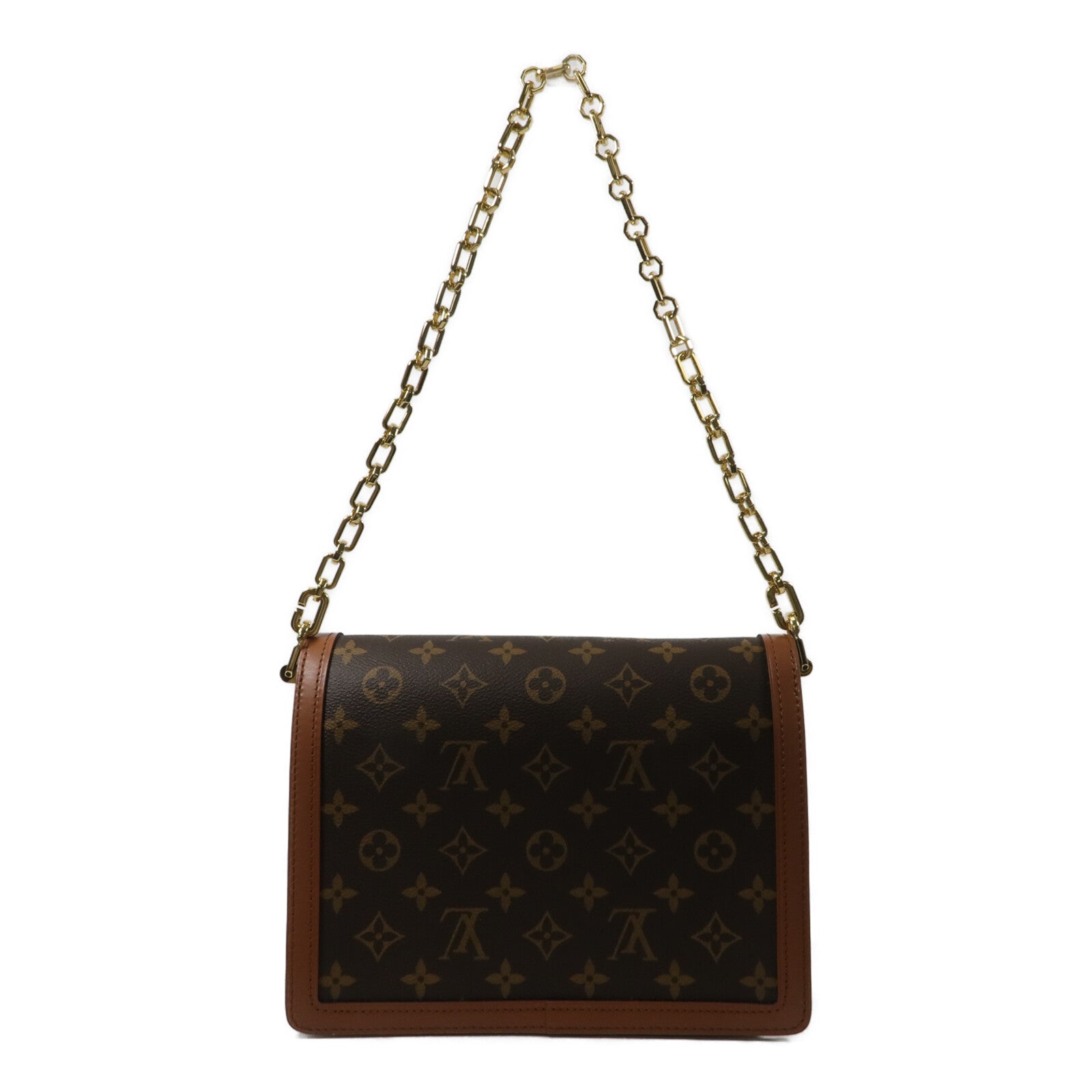 LOUIS VUITTON Monogram Reverse Dauphine MM肩背袋