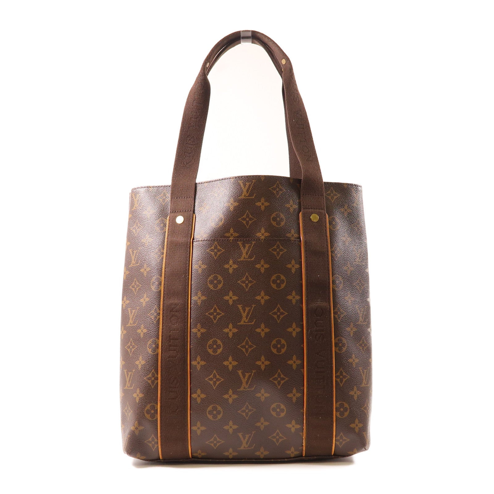 LOUIS VUITTON 【激減優惠】Monogram Cabas Beaubourg金扣肩背袋啡色