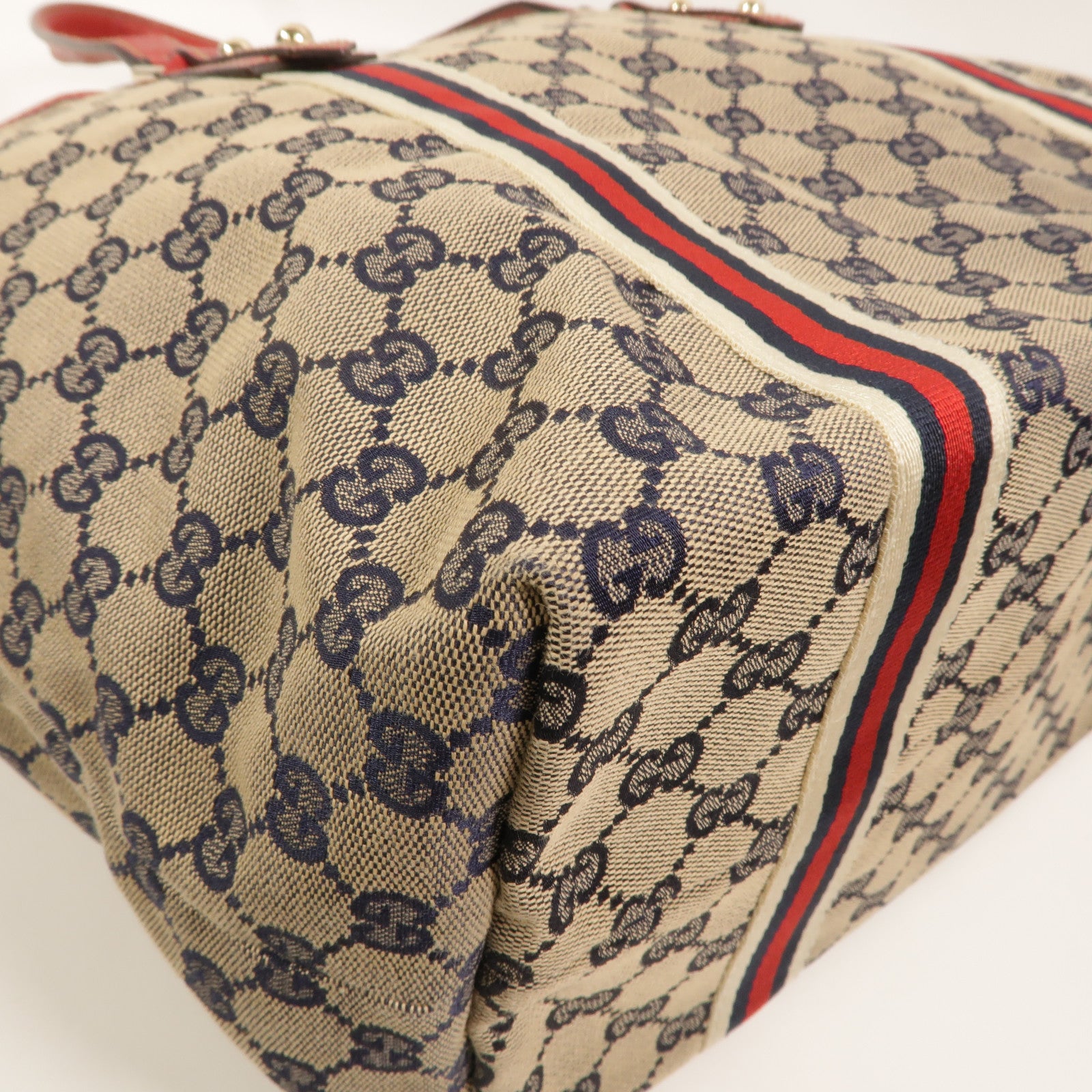 GUCCI 帆布Sherry Line肩背袋