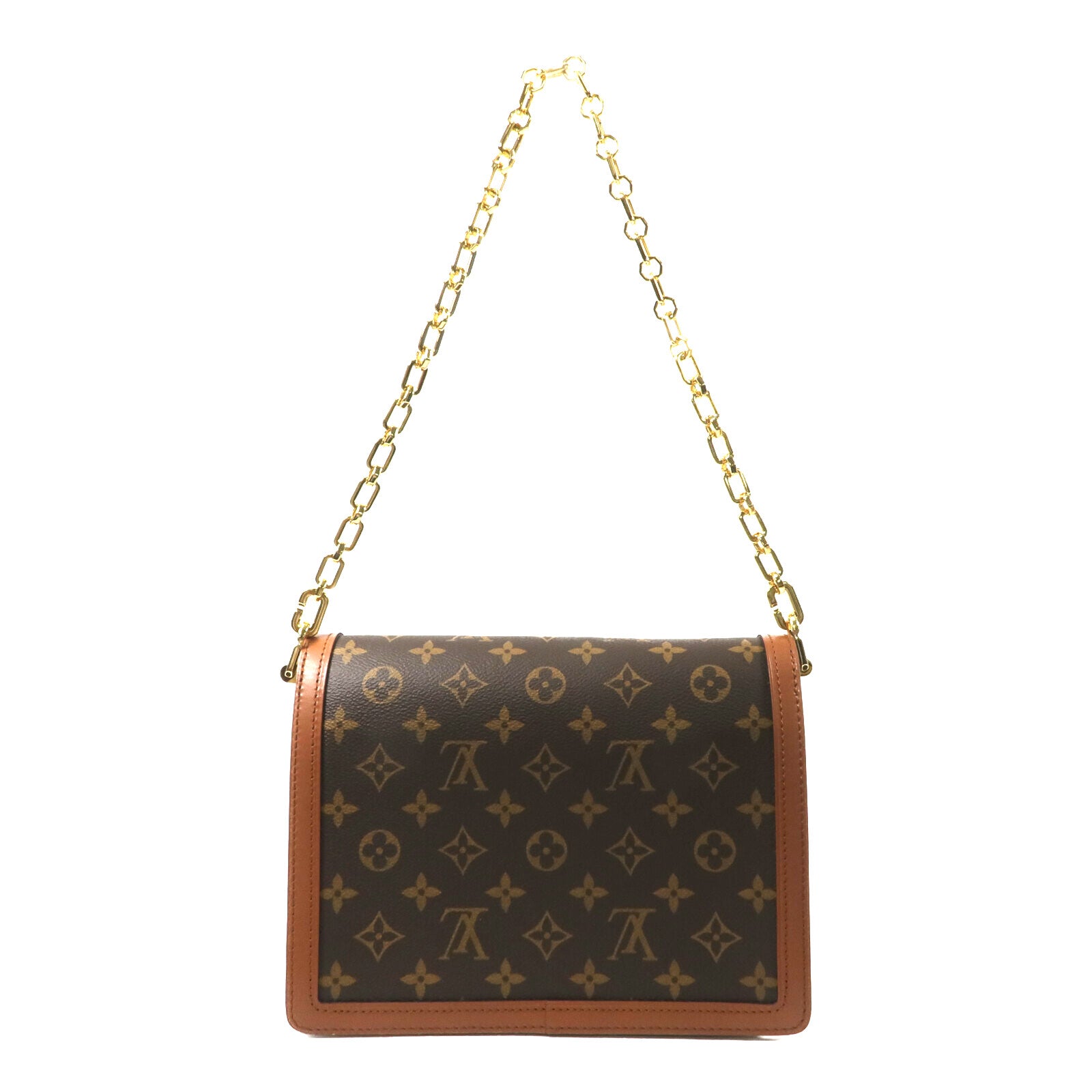 LOUIS VUITTON Monogram Reverse Dauphine MM肩背袋