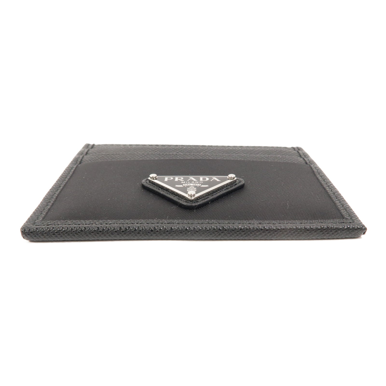PRADA 尼龍/皮革Re-Nylon & Saffiano Leather Card Holder卡片套