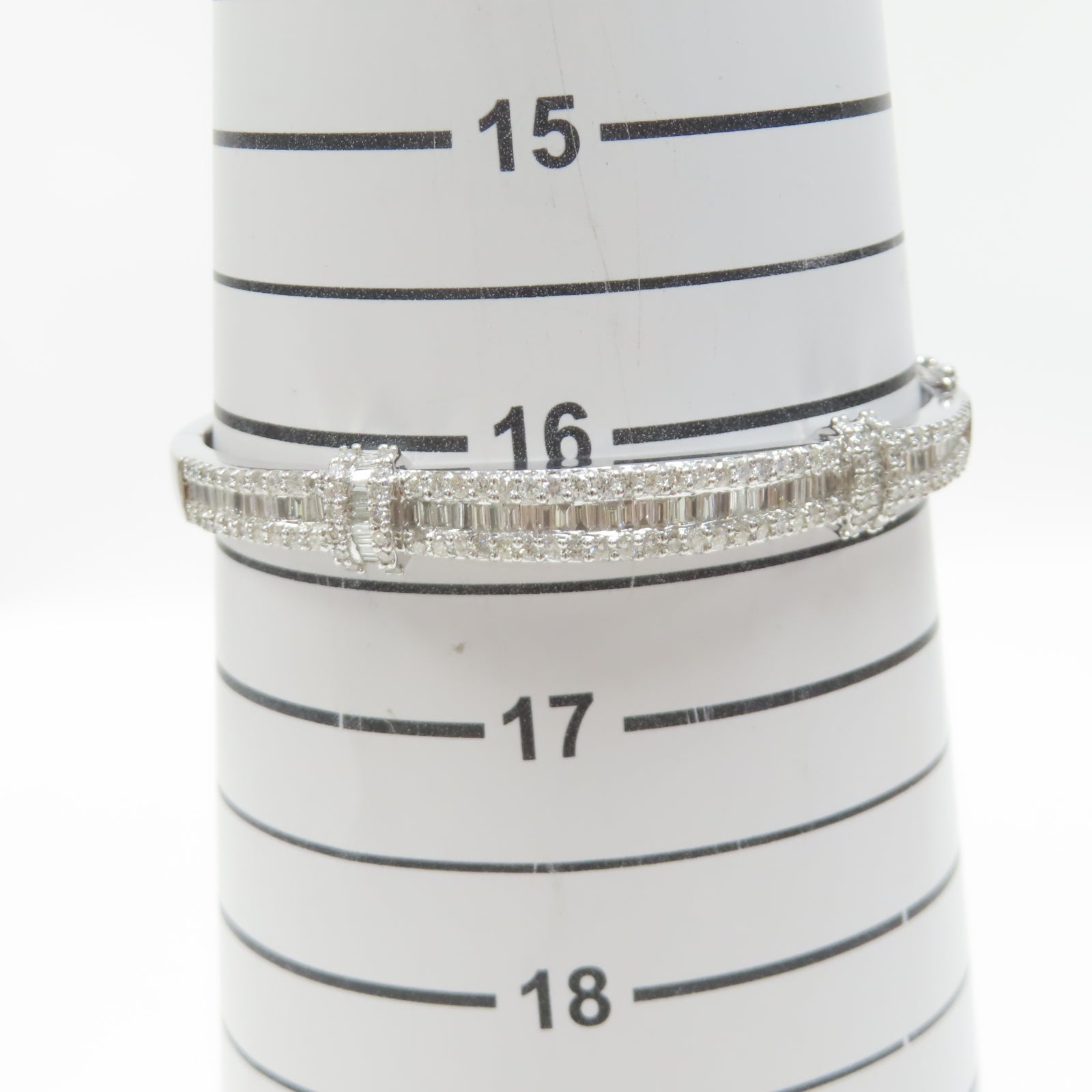 JEWELRY 18K白金Diamond Bangle鑽石手鐲