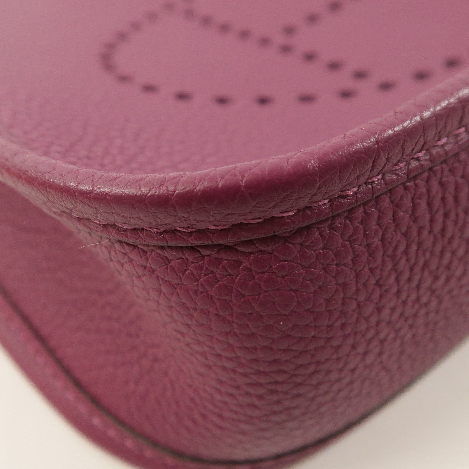 HERMES Clemence皮革Evelyne TPM金扣肩背袋Anemone