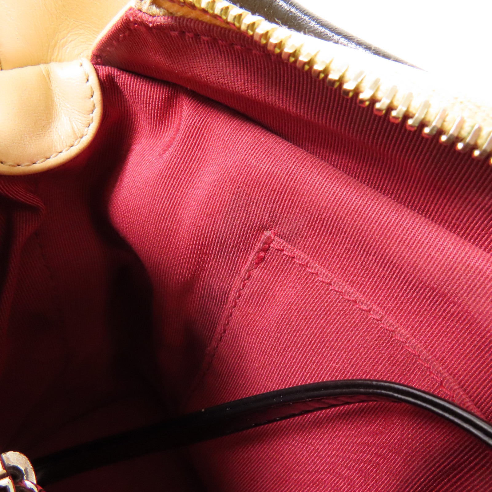 CHANEL CC Gabrielle Small Chain Shoulder Bag Calfskin Leather Beige/Black