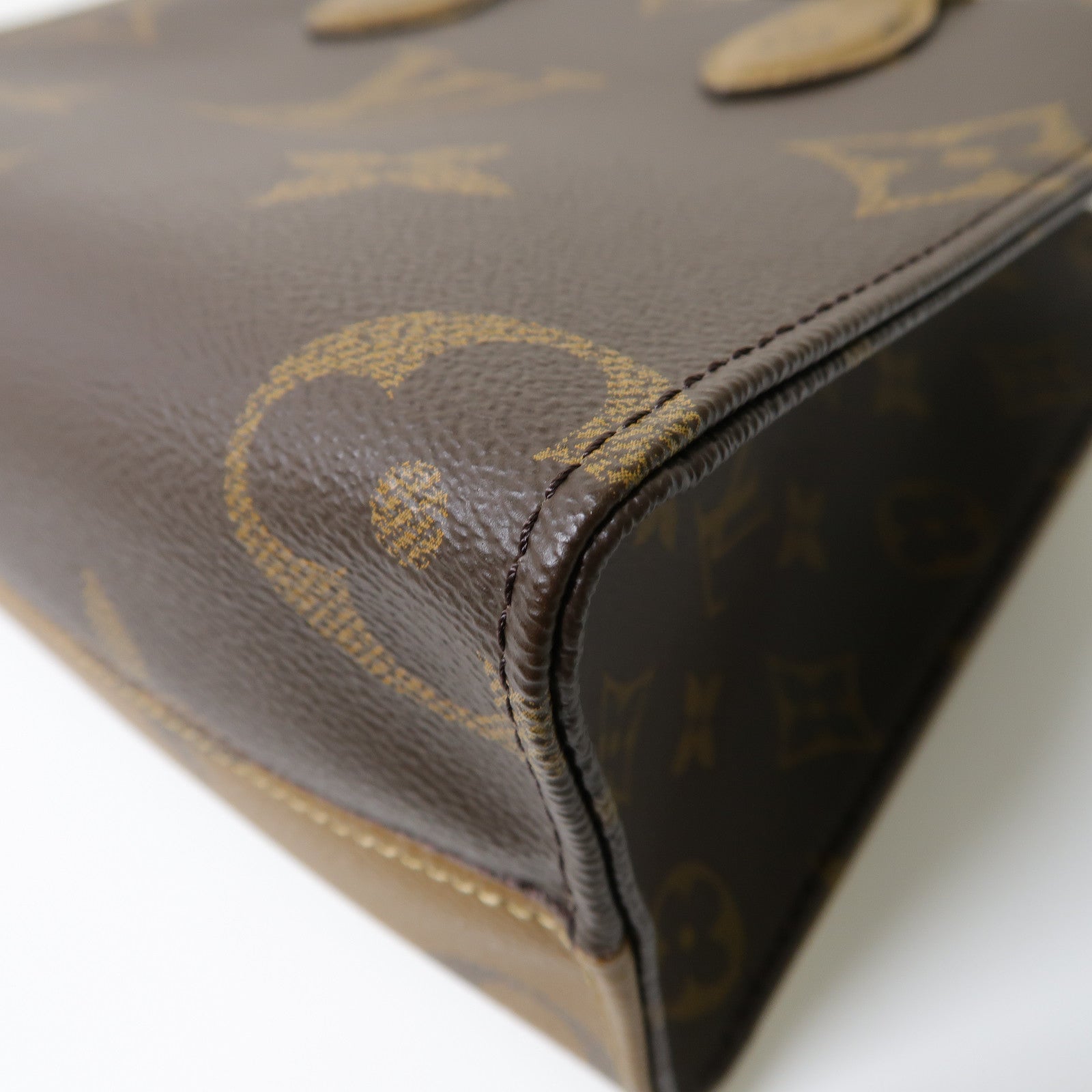 LOUIS VUITTON Monogram OnTheGo PM金扣肩背袋啡色