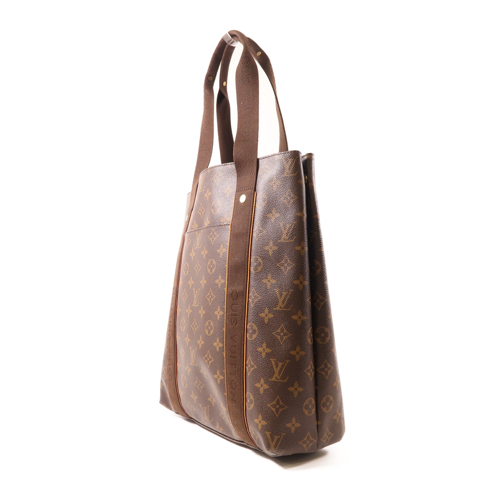 LOUIS VUITTON 【激減優惠】Monogram Cabas Beaubourg金扣肩背袋啡色