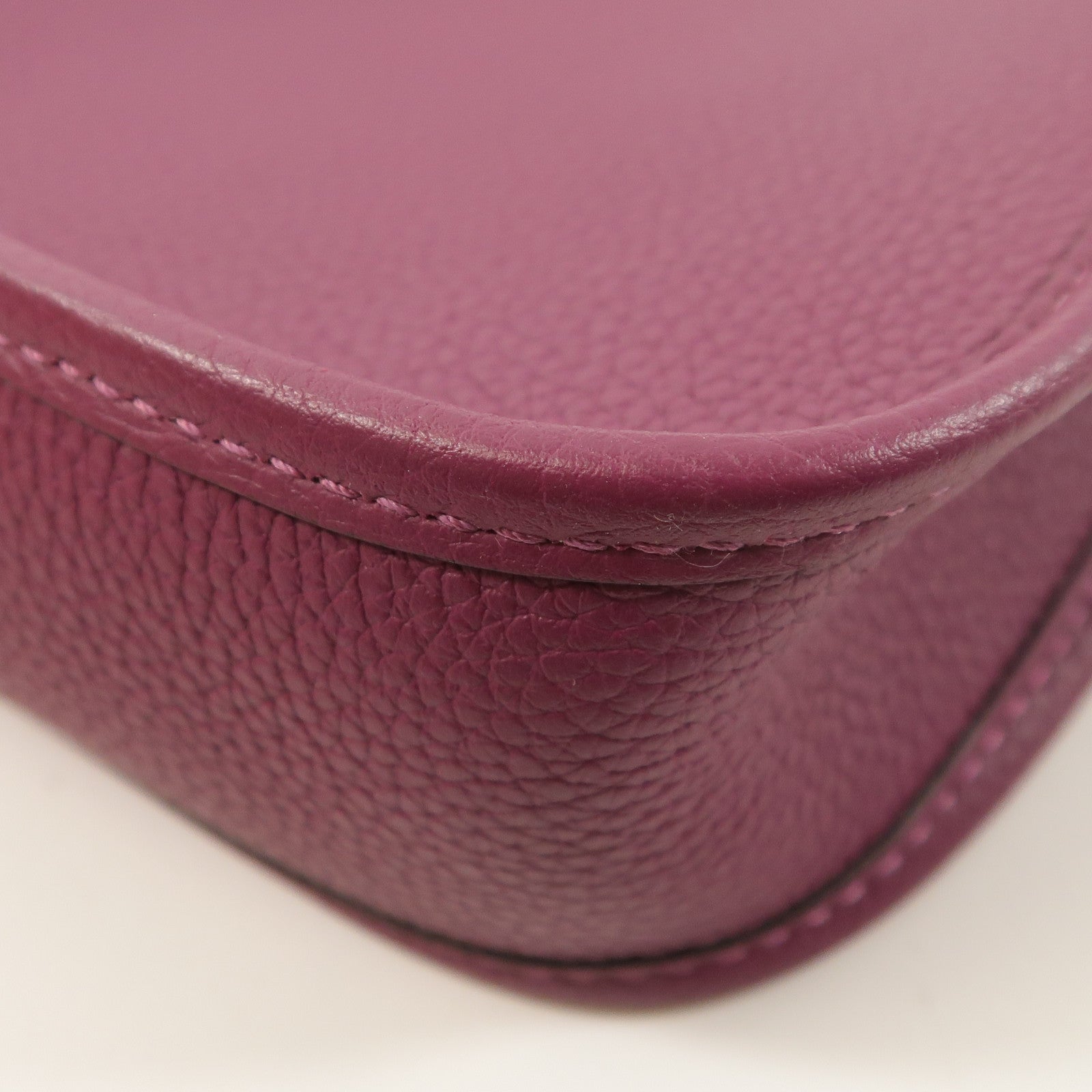 HERMES Clemence皮革Evelyne TPM金扣肩背袋Anemone