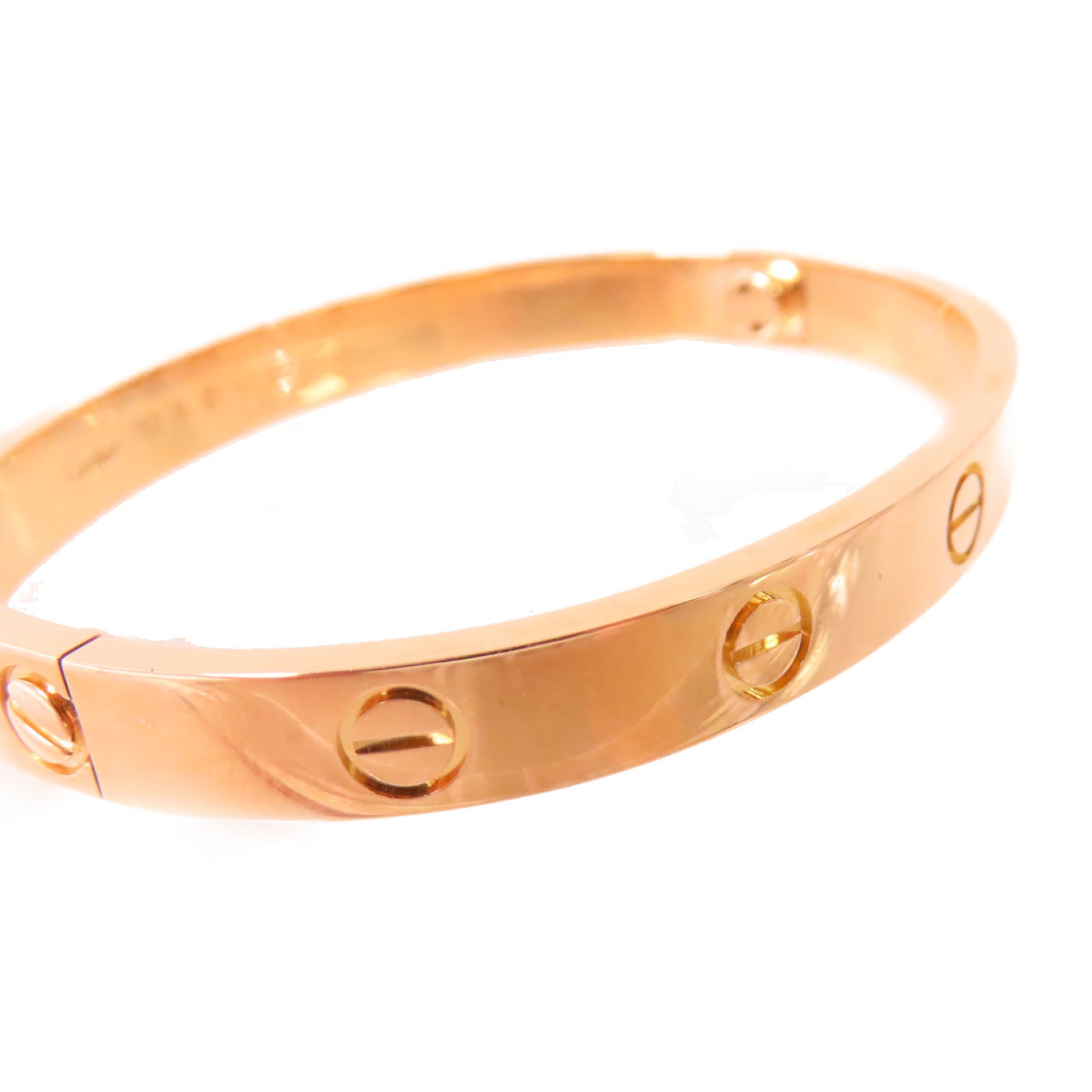CARTIER 18K黃金Love Bracelet手鐲#16