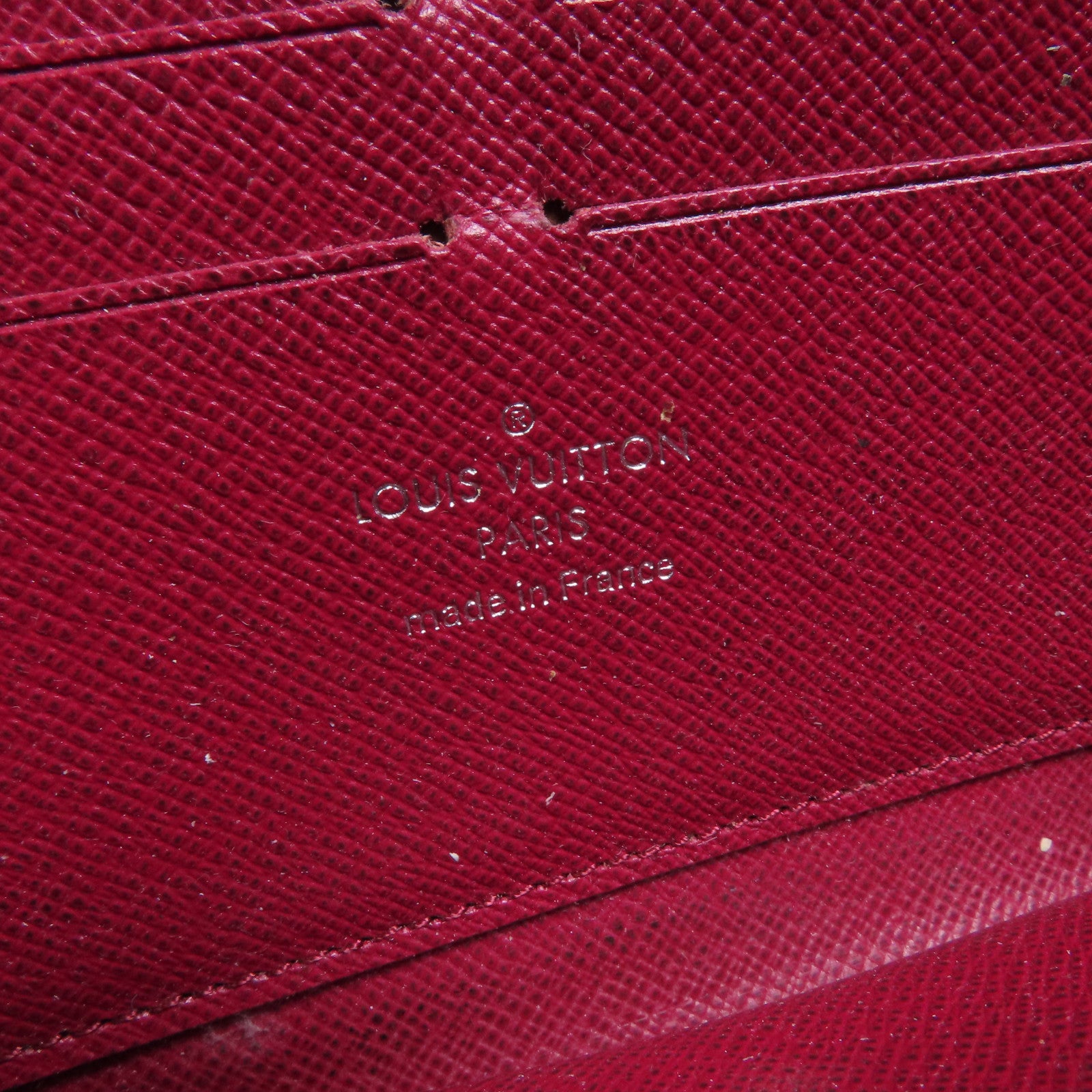 LOUIS VUITTON Epi Zippy銀扣長錢包