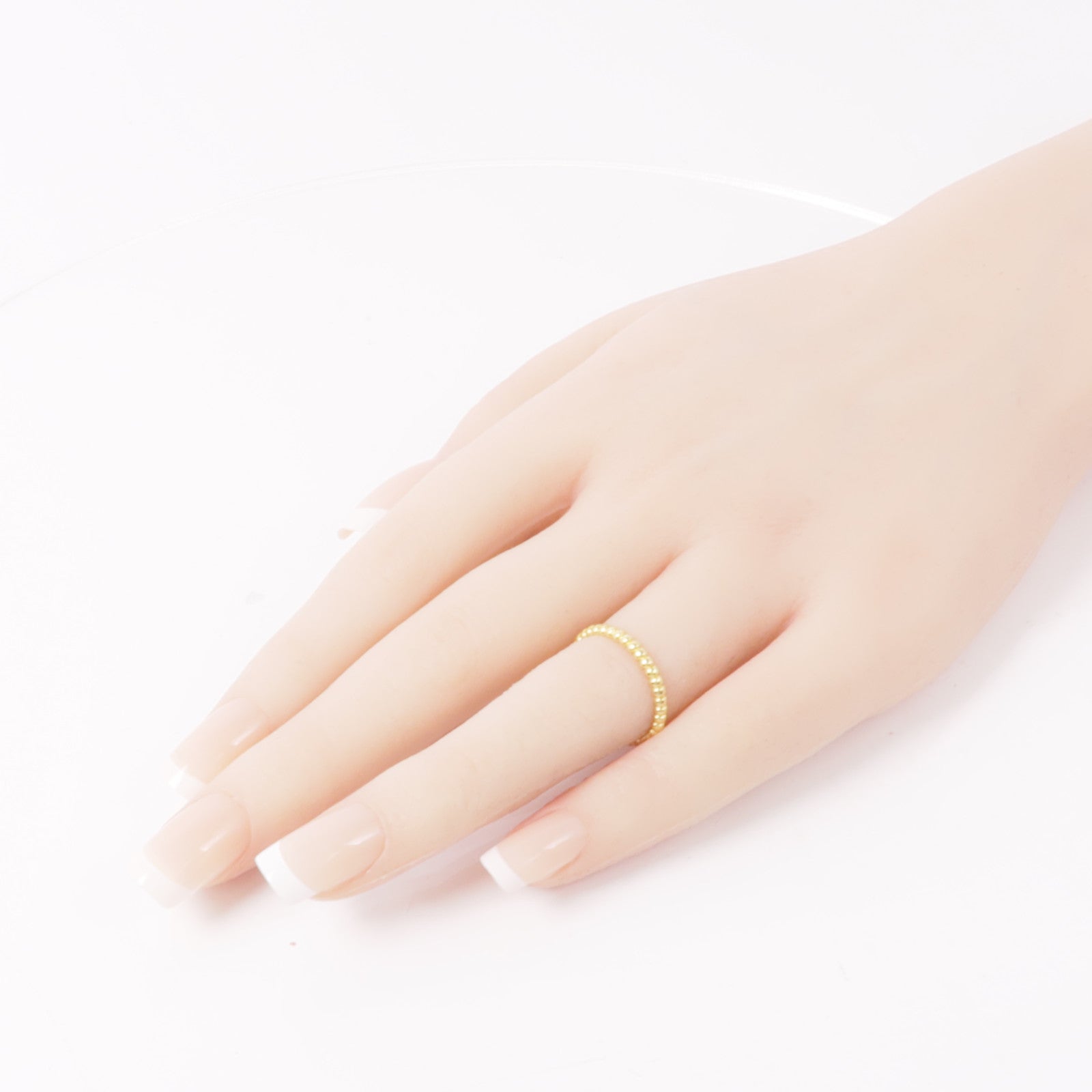 Van Cleef & Arpels 18K黃金Perlee Pearls Of Gold Ring戒指US#5.75