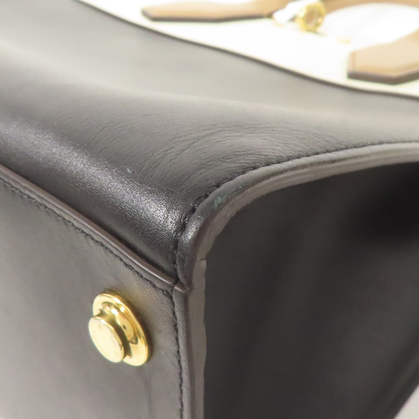 LOUIS VUITTON LV GHW City Steamer 2way Shoulder Bag M53072 CalfSkin Leather
