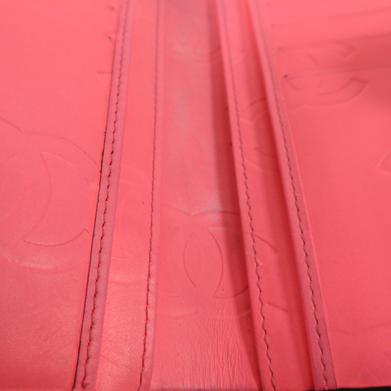 CHANEL 牛皮皮革Cambon Bifold Wallet銀扣錢包