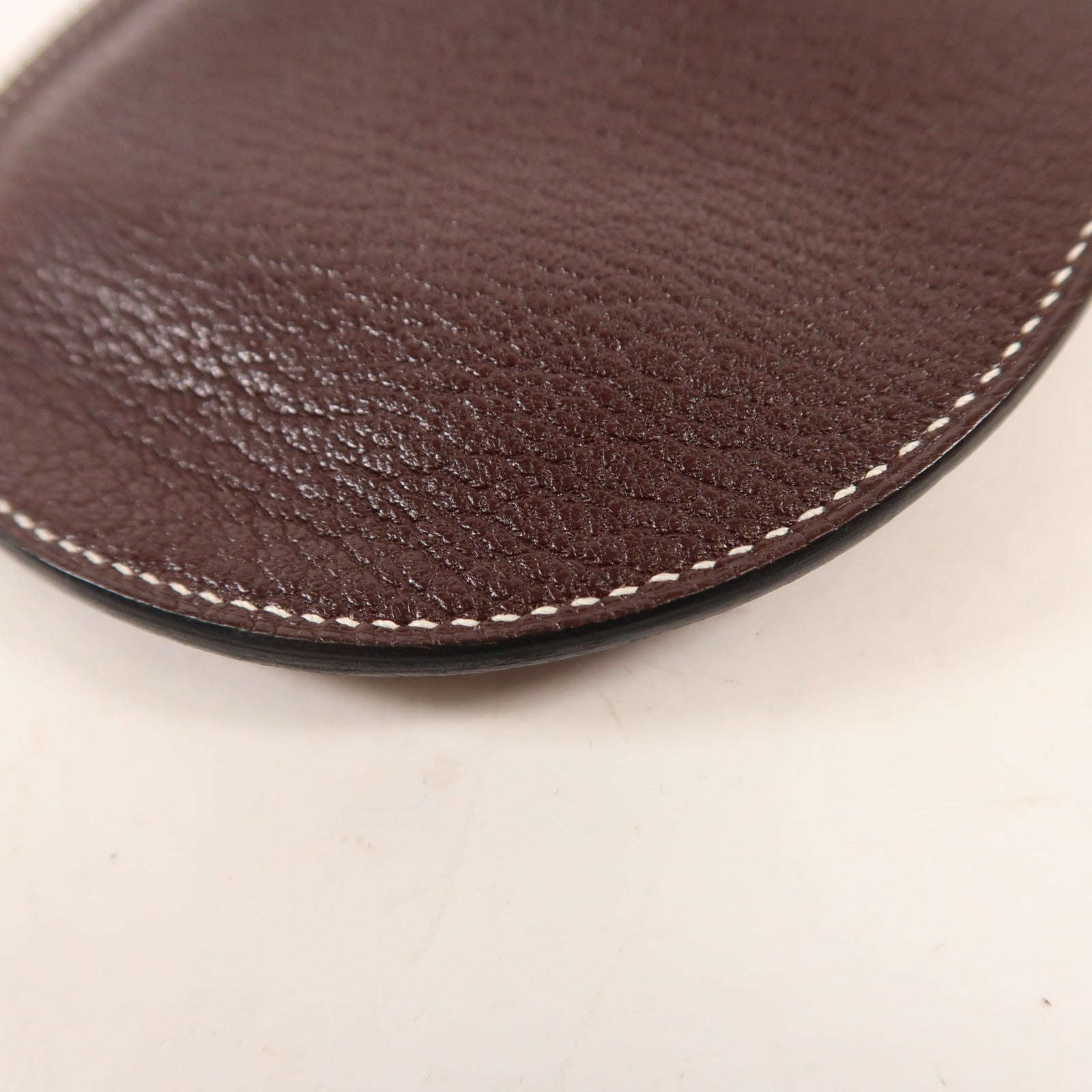 HERMES 【激減優惠】Mysore皮革In The Loop Phone To Go Wink GM銀扣肩背袋Rouge Sellier