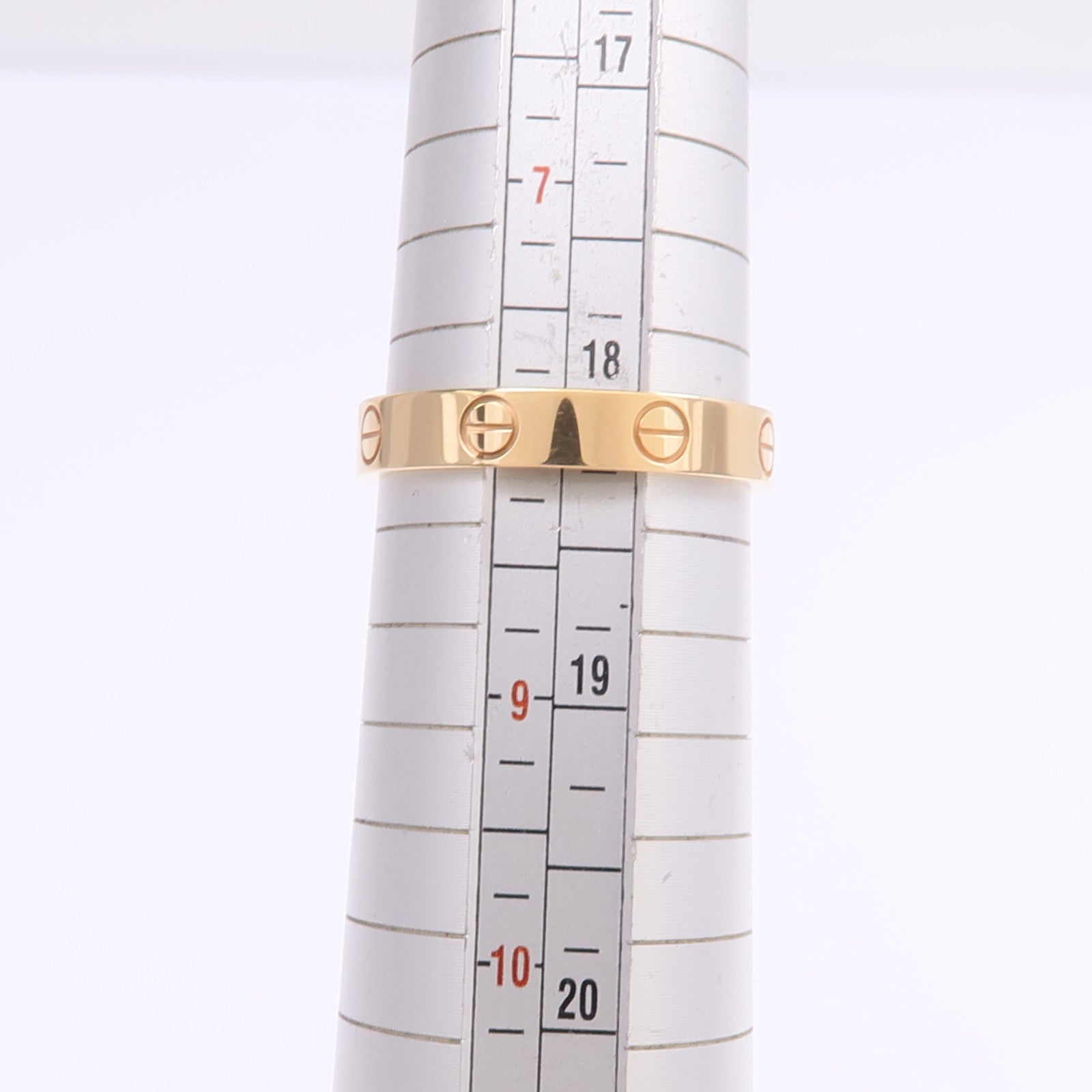 CARTIER 18K玫瑰金Mini Love Ring戒指Cartier#57/US#8