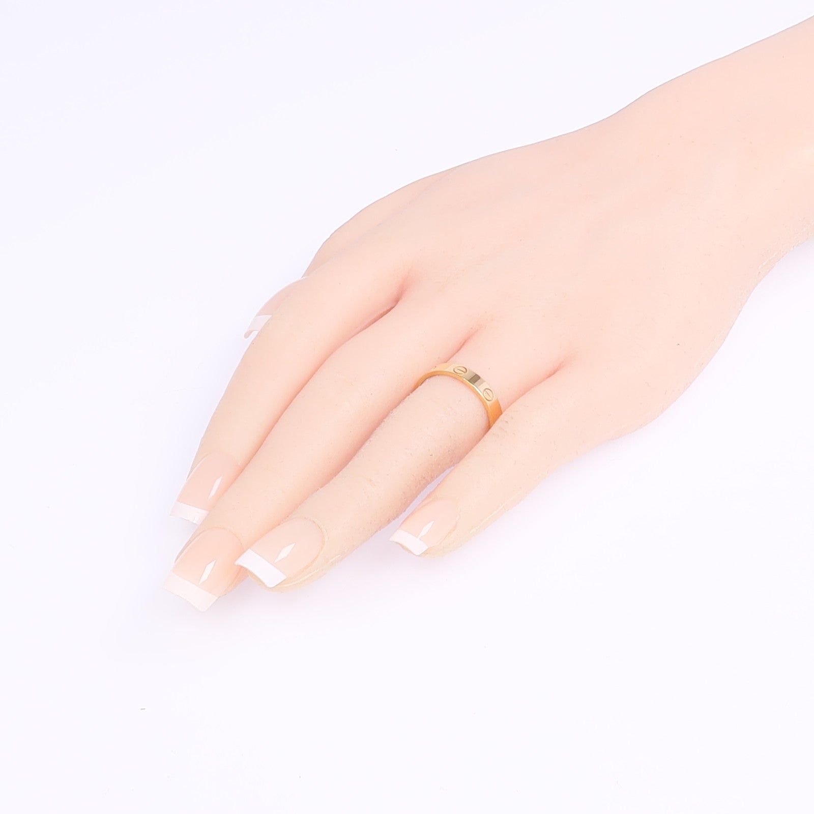 CARTIER 18K玫瑰金Mini Love Ring戒指Cartier#57/US#8