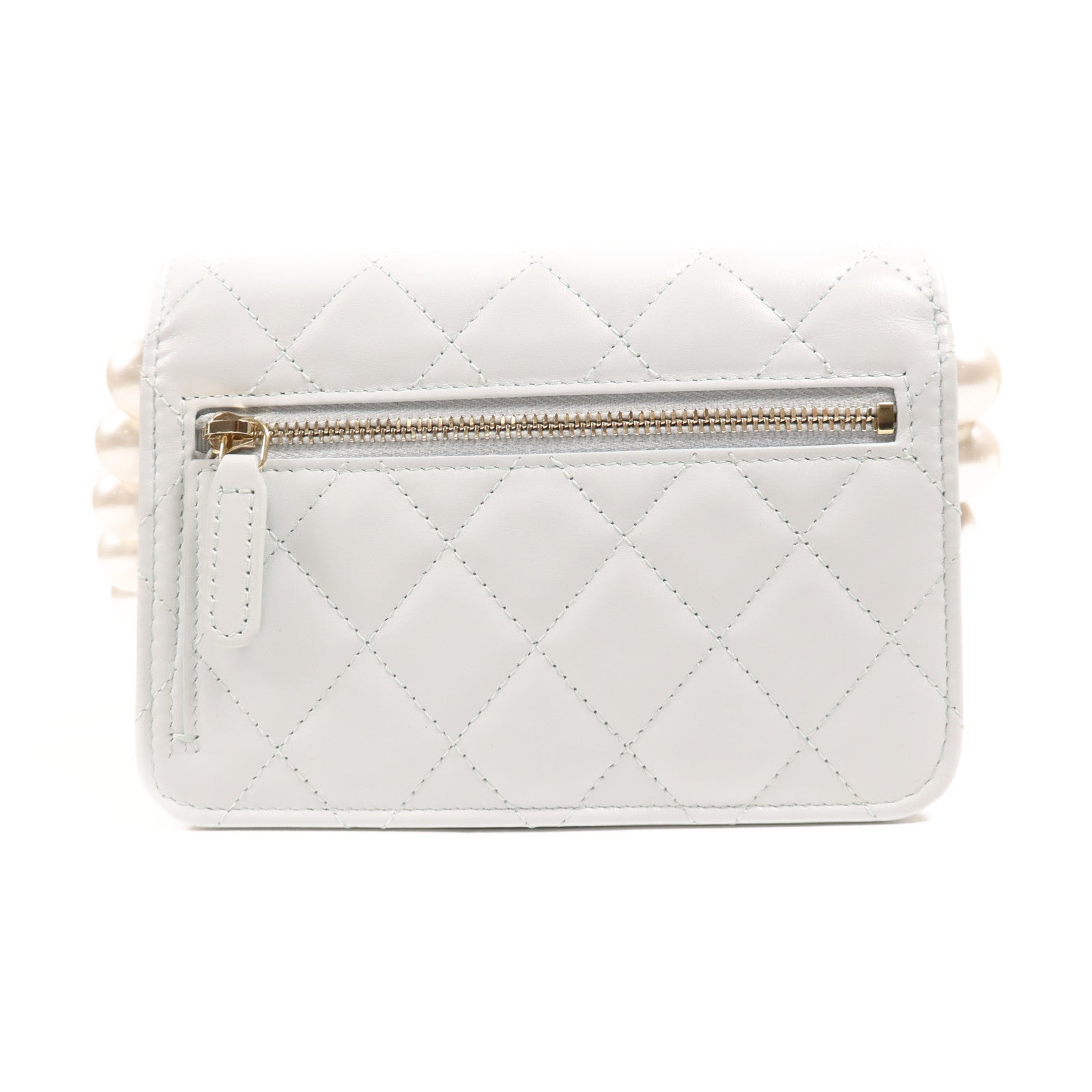 CHANEL 牛皮皮革Wallet On Chain金扣肩背袋