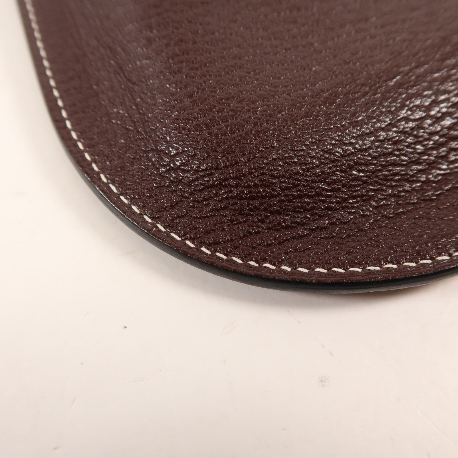 HERMES 【激減優惠】Mysore皮革In The Loop Phone To Go Wink GM銀扣肩背袋Rouge Sellier