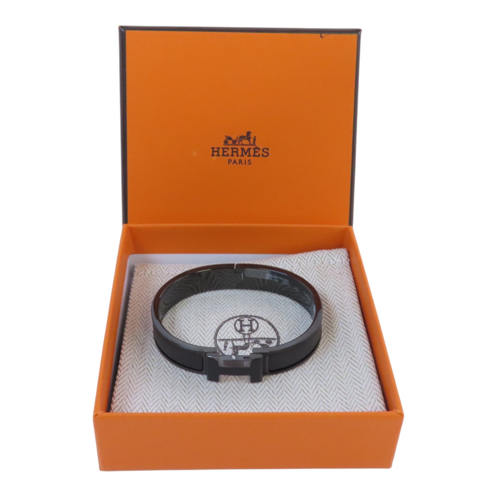 HERMES 金屬/琺瑯Clic-H Bracelet手鐲