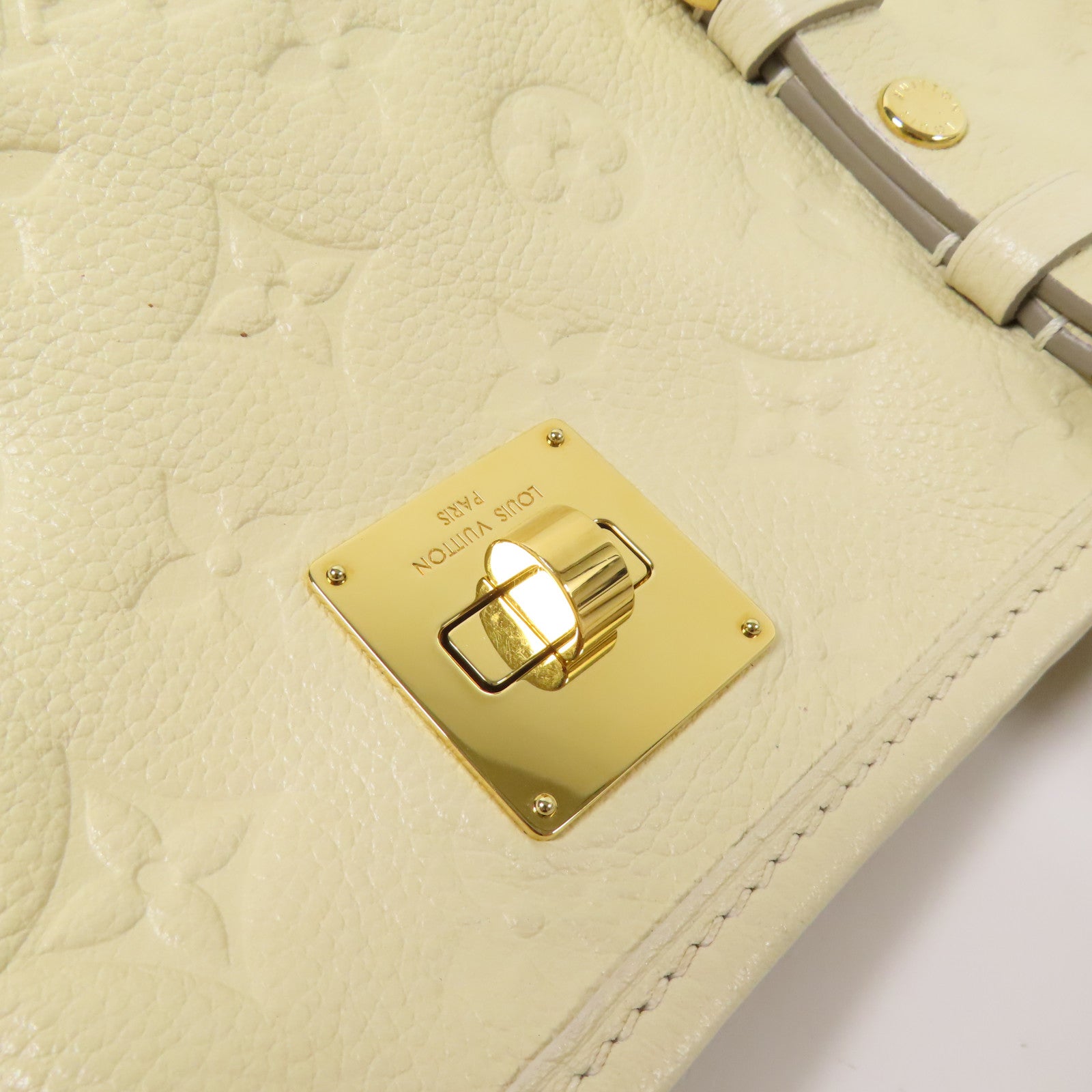 LOUIS VUITTON Monogram Empreinte Citadine PM金扣肩背袋