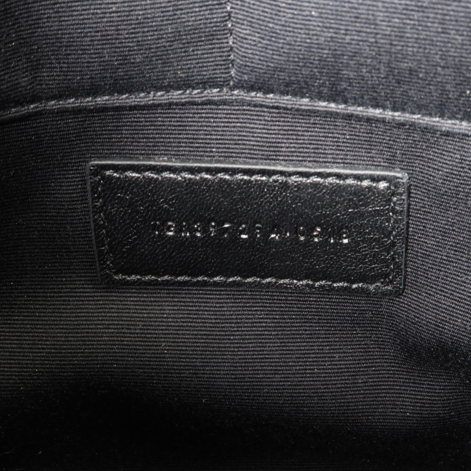 SAINT LAURENT 牛皮皮革Pouch銀扣手拿包