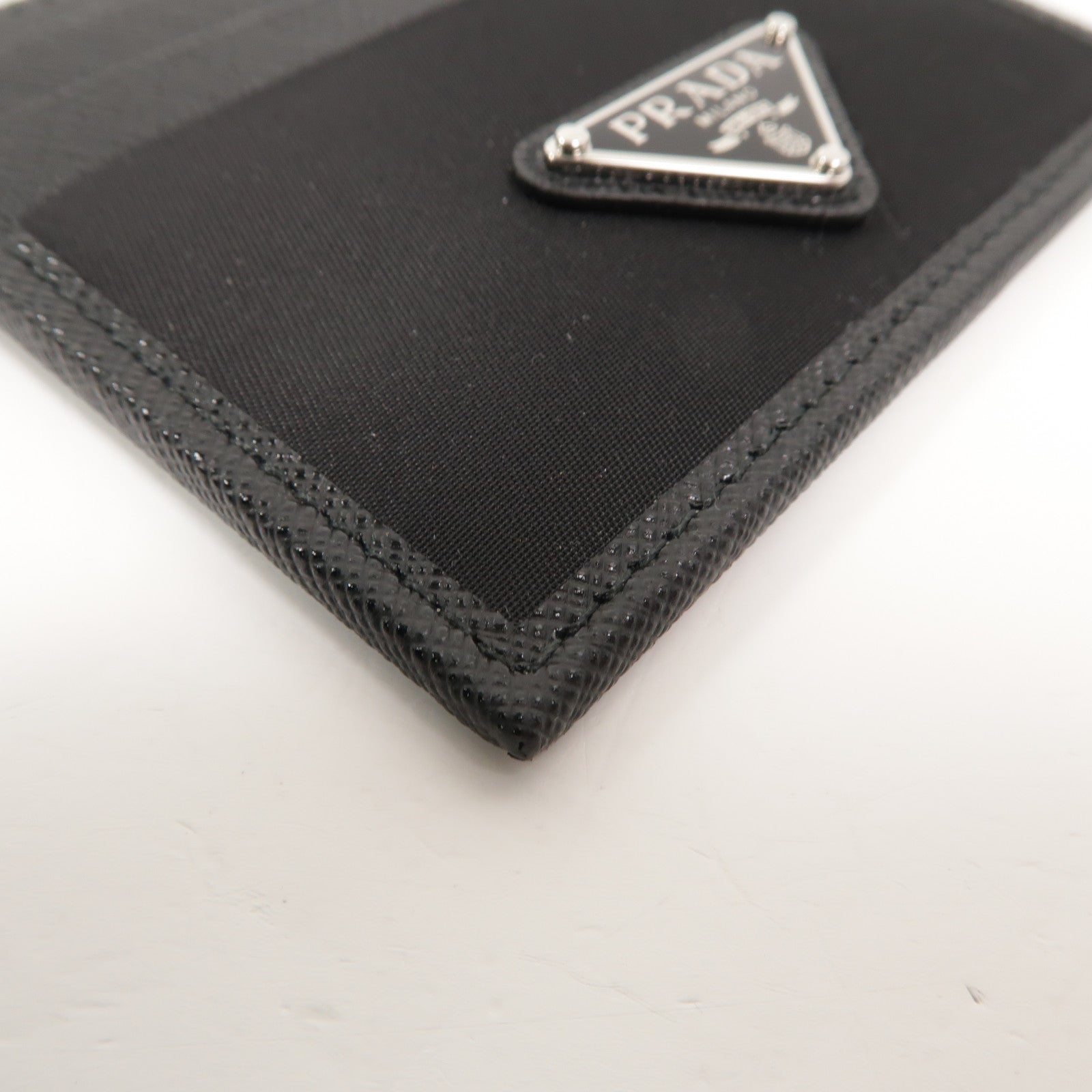 PRADA 尼龍/皮革Re-Nylon & Saffiano Leather Card Holder卡片套