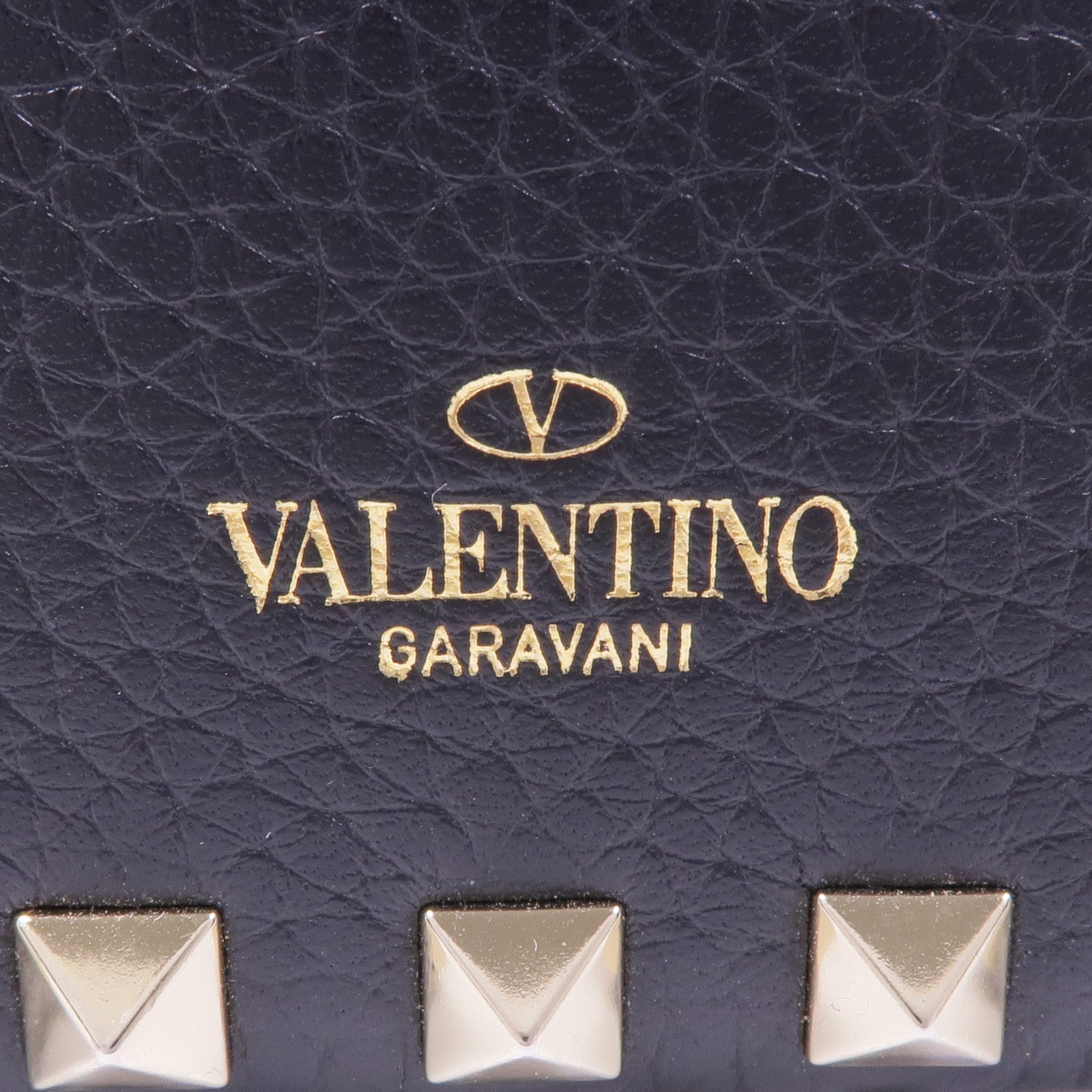 Valentino 牛皮皮革Chain Shoulder金扣鏈帶肩背袋