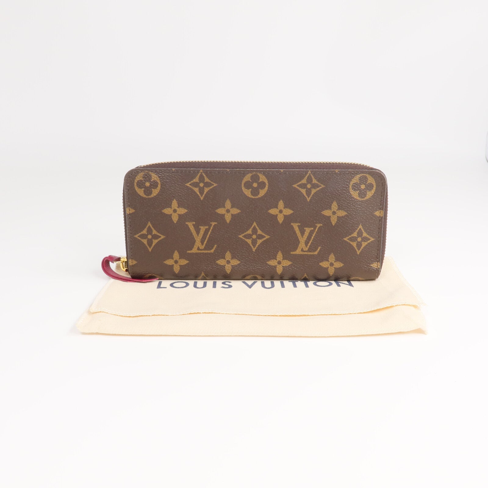 LOUIS VUITTON Monogram Clemence Wallet金扣長錢包