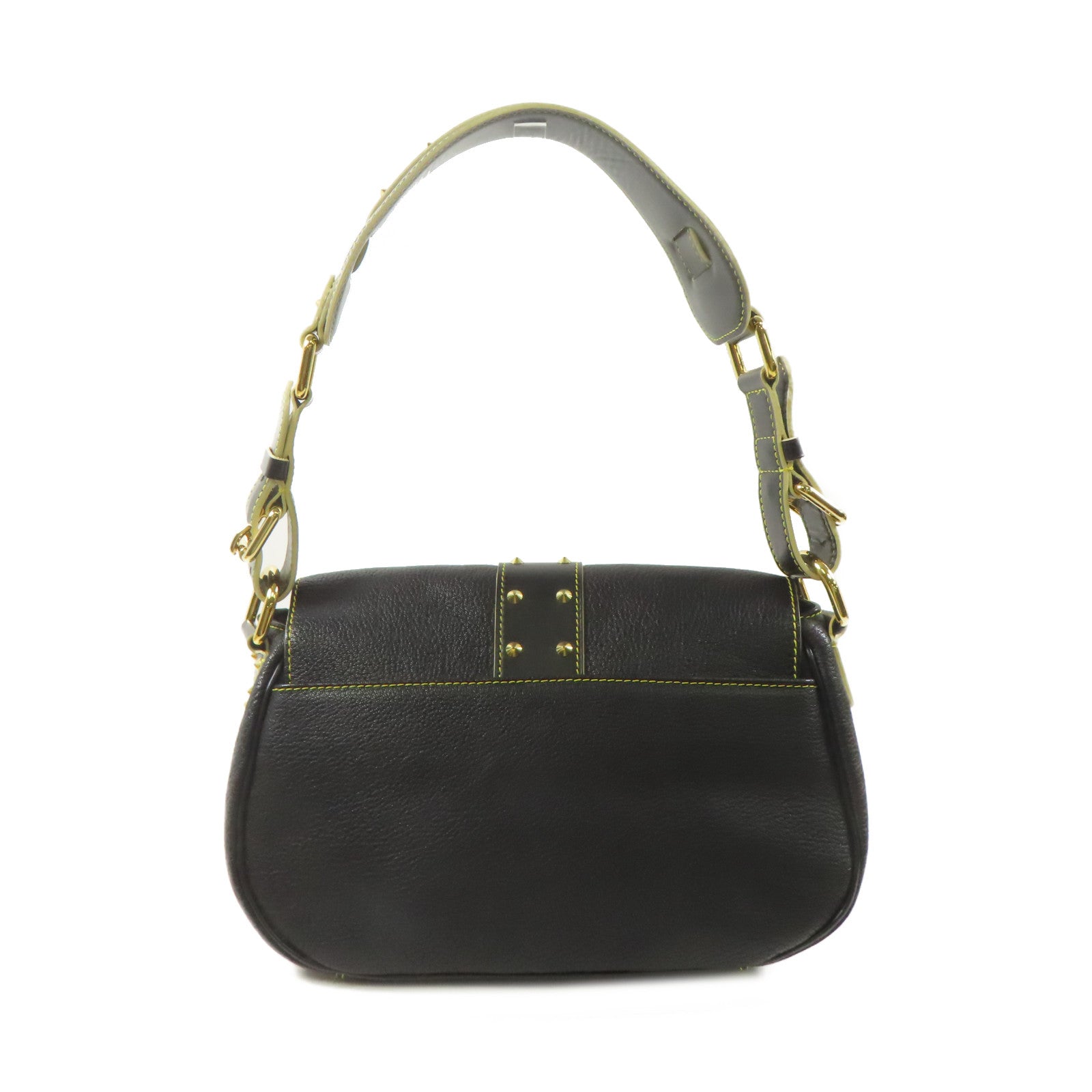 LOUIS VUITTON Suhari Suhari Confidant金扣肩背袋黑色
