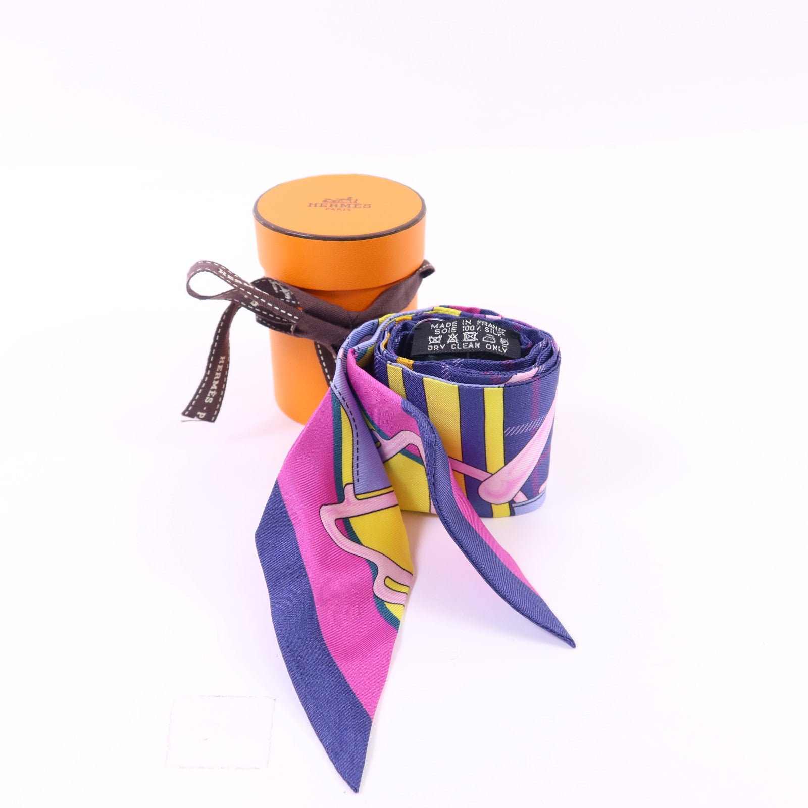 HERMES 絲質Twilly絲巾