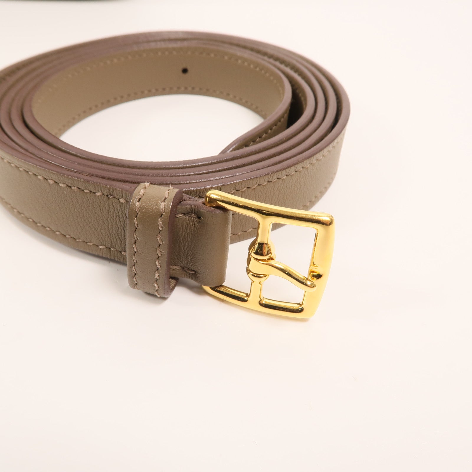 HERMES Swift皮革Kelly Moove肩背袋Etoupe