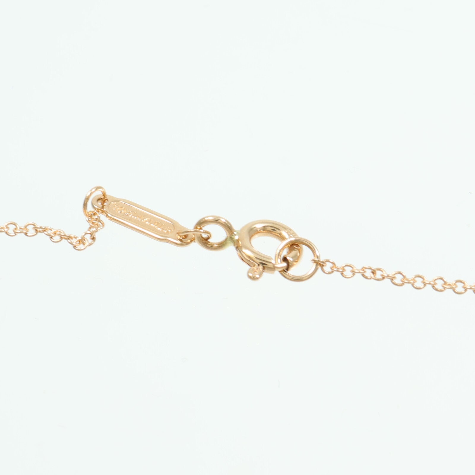 TIFFANY＆CO PT950鉑金/18K玫瑰金Knot Necklace項鍊
