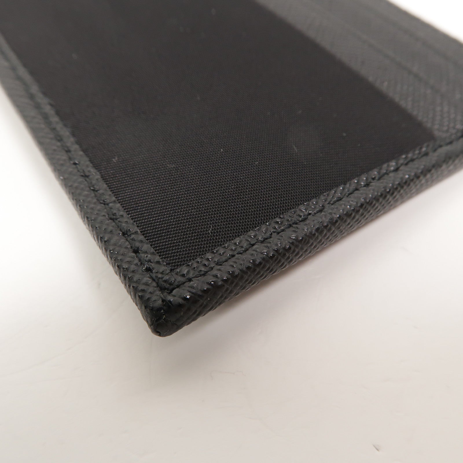 PRADA 尼龍/皮革Re-Nylon & Saffiano Leather Card Holder卡片套